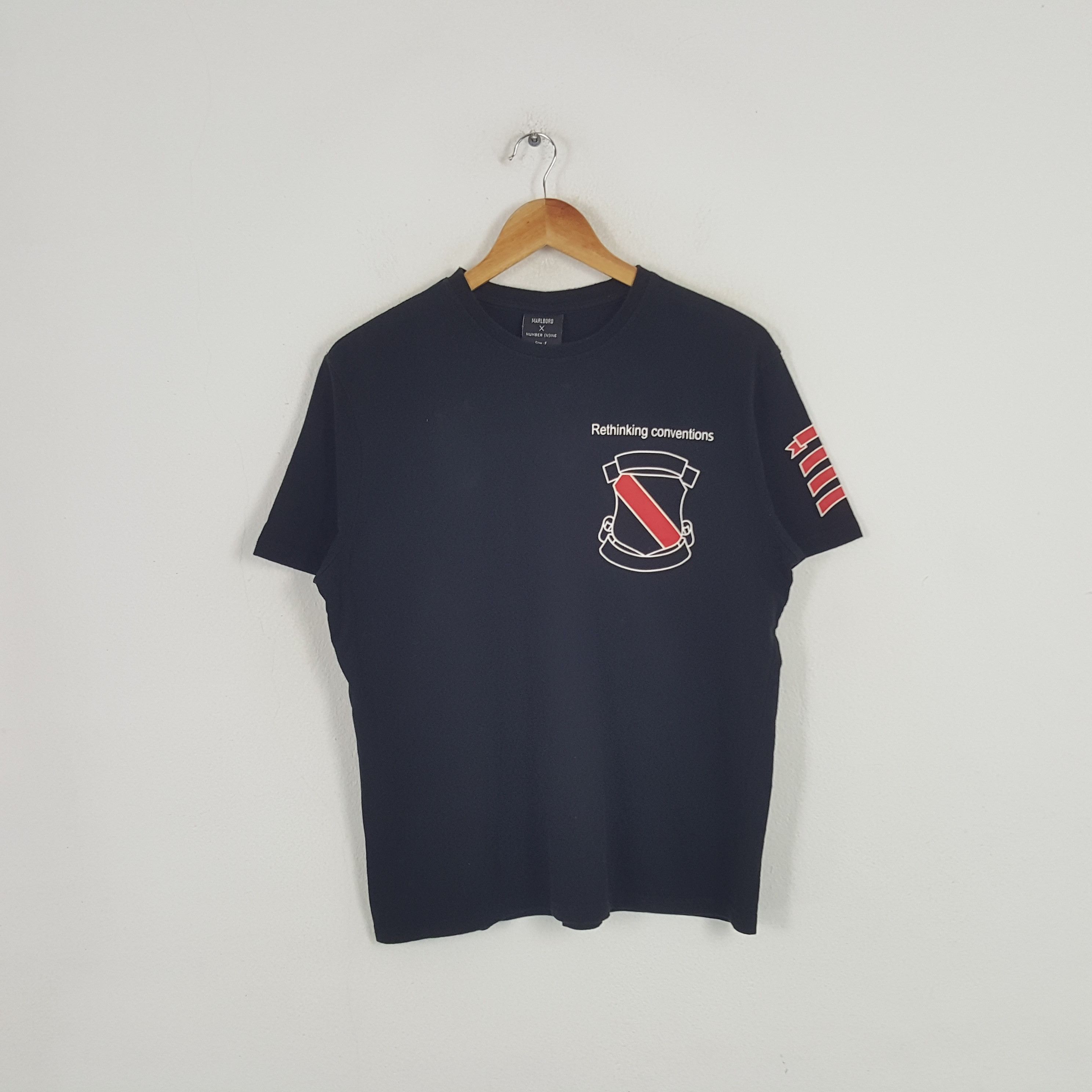 Marlboro Vintage Number (N)ine X Marlboro Japanese Brand Tshirt Size US M / EU 48-50 / 2 - 2 Thumbnail
