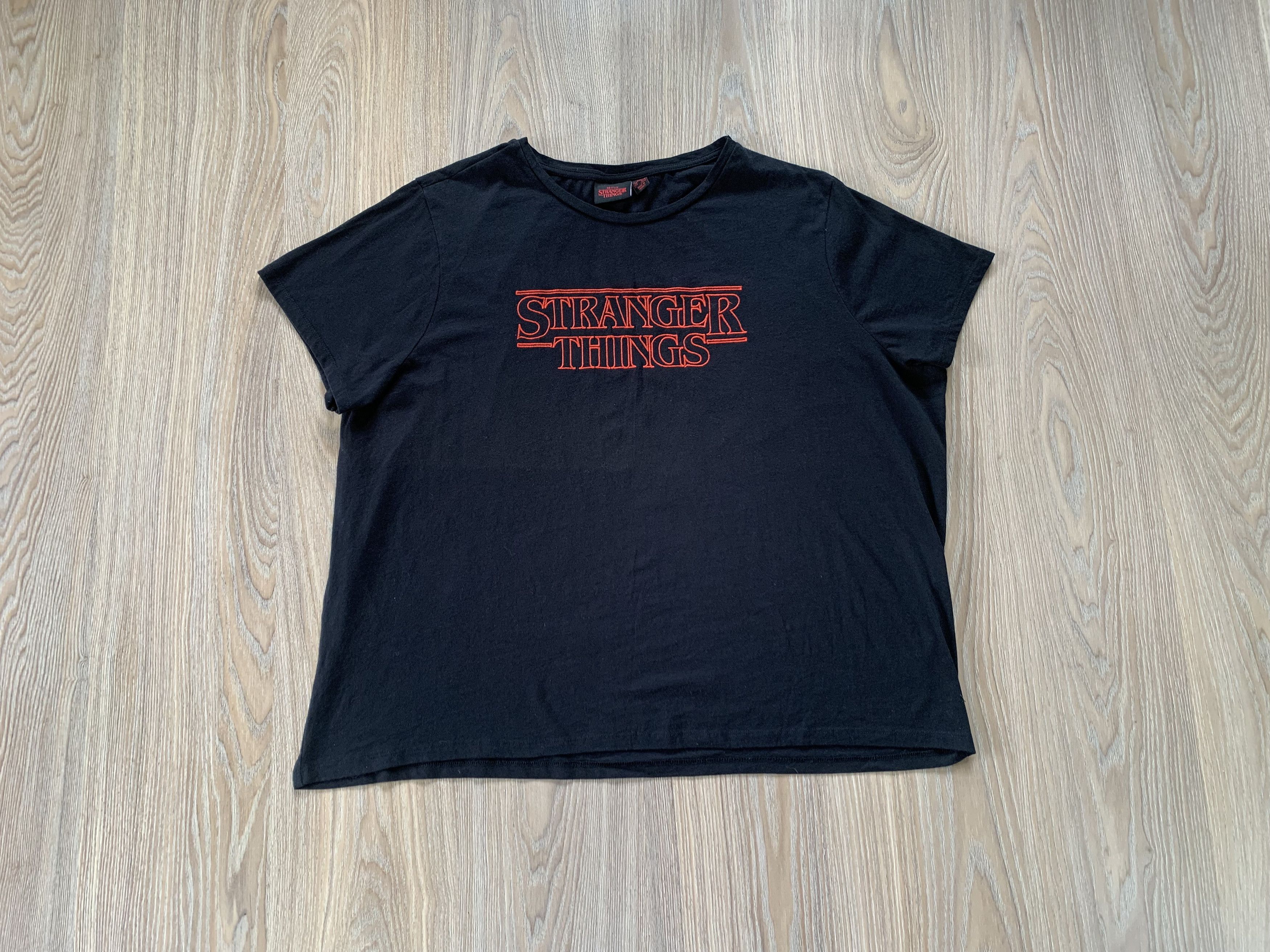 Other Stranger Things Black Printed T Shirt Size US XXL / EU 58 / 5 - 1 Thumbnail