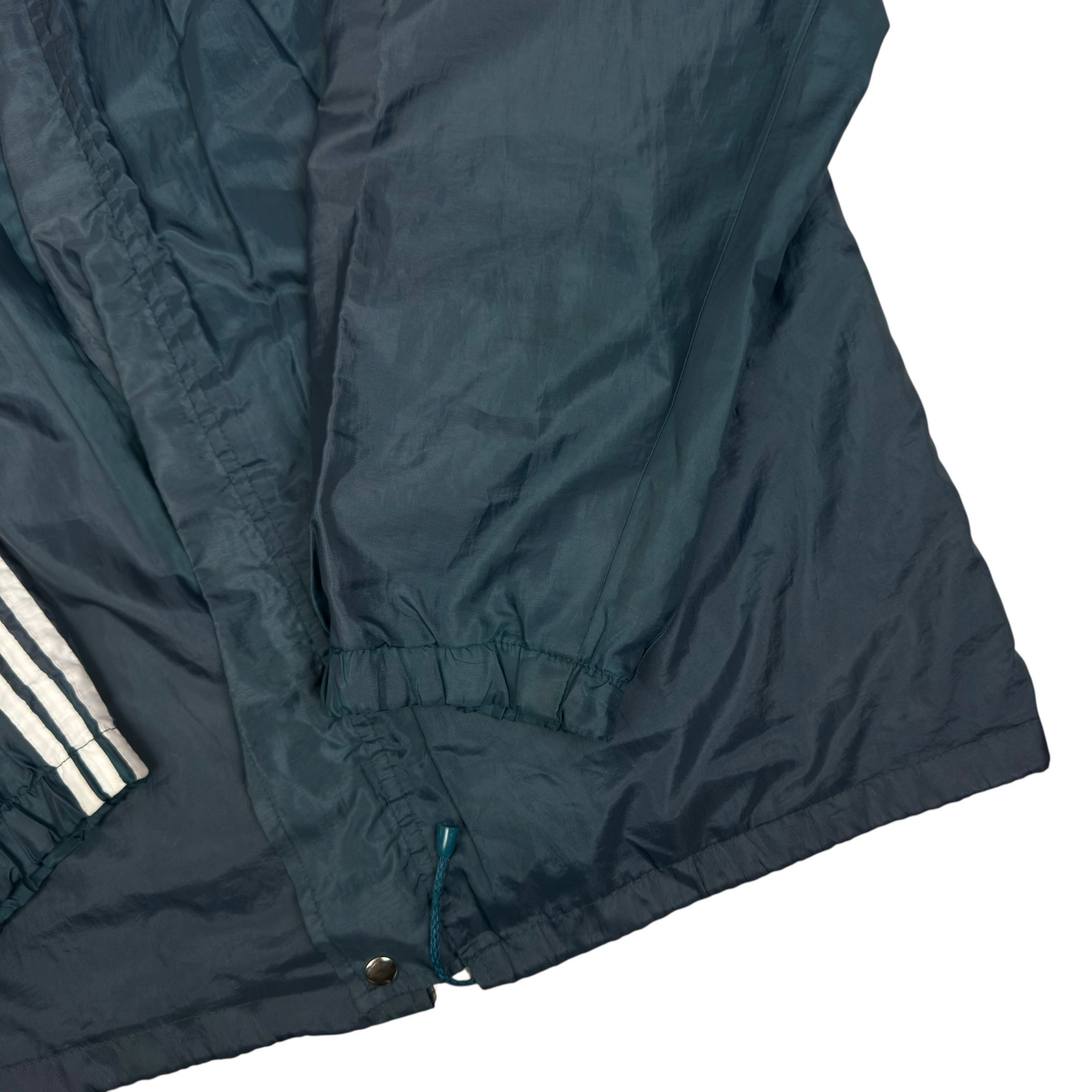 Adidas Adidas Mens Emerald Green Streetball Logo Windbreaker Jacket Size US XL / EU 56 / 4 - 7 Thumbnail