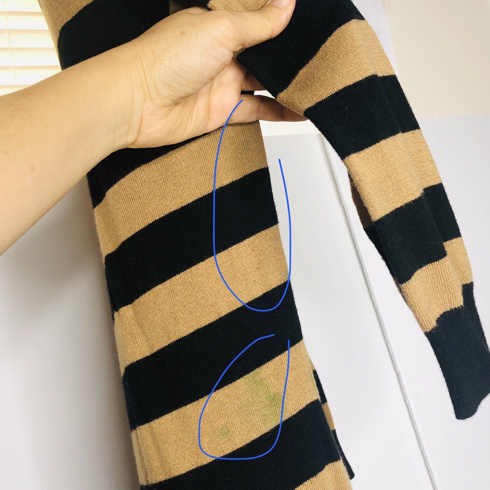Merona Merona Women Brown Black Sweater Dress XL Stripe 3/4 Sleeve Size XL / US 12-14 / IT 48-50 - 4 Thumbnail