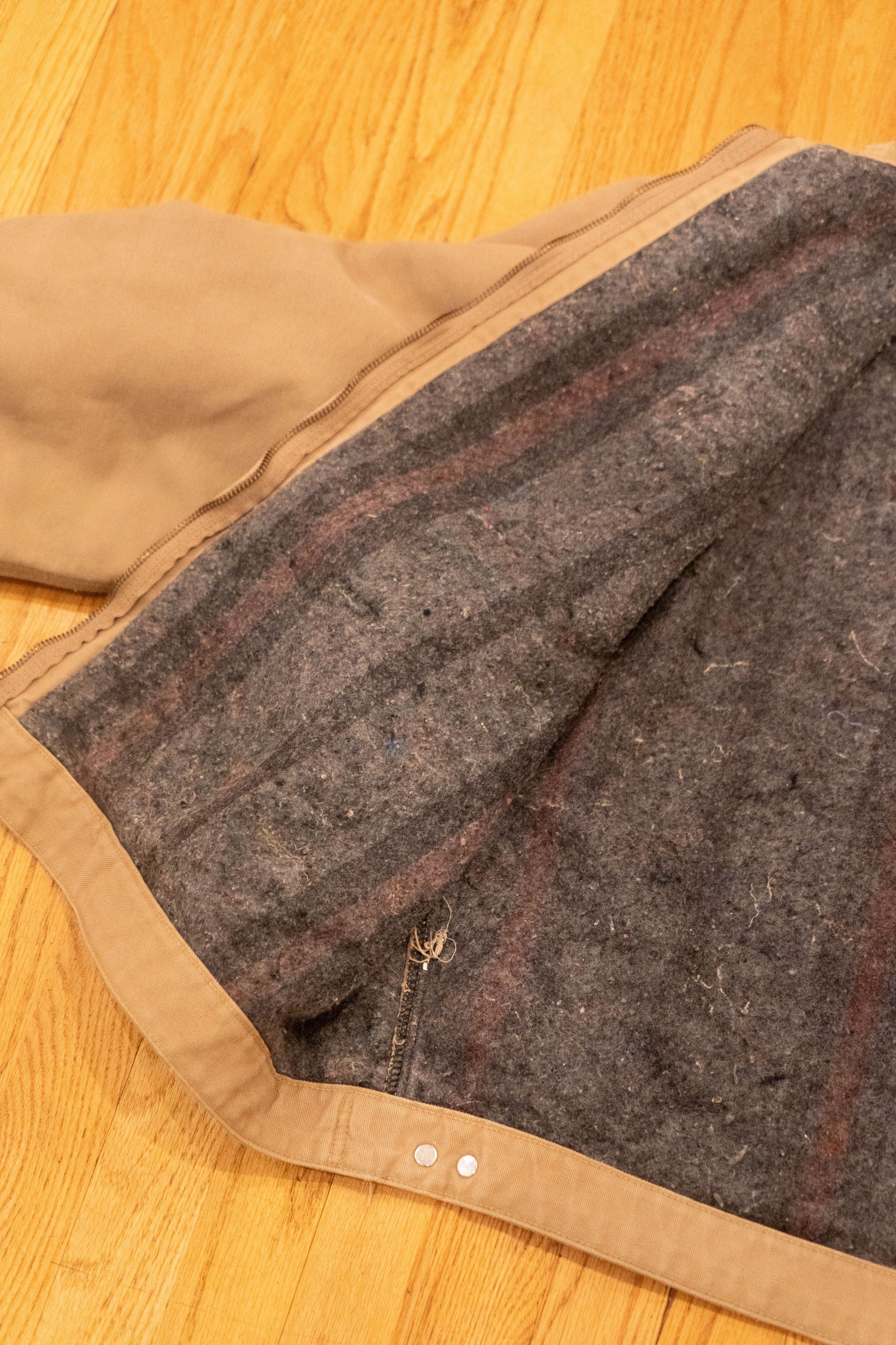 Carhartt × Vintage Carhartt Detroit Jacket Distressed Thrashed Sand Size US XXL / EU 58 / 5 - 7 Thumbnail