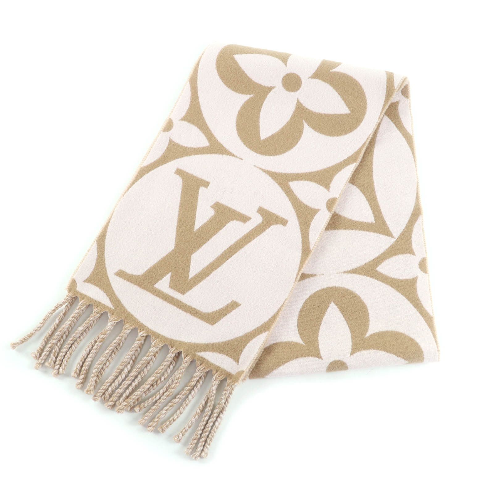 Louis Vuitton Louis Vuitton Louis Vuitton Flight Mode Wool Scarf Cotton Scarf M79213 DUTY FREE for USA Size ONE SIZE - 1 Thumbnail