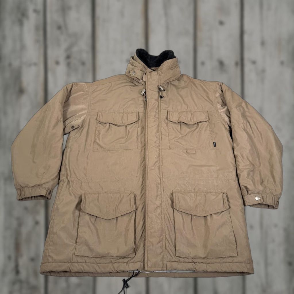 Vintage VINTAGE LL Bean Jacket Mens Large Brown Chore Barn Coat Parka Primaloft Zip Up Outdoor Size US L / EU 52-54 / 3 - 1 Thumbnail
