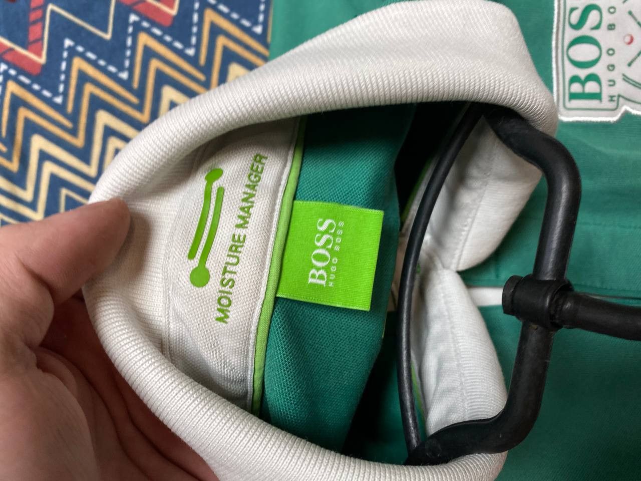 Hugo Boss Streetwear T-Shirt Hugo Boss green Y2K Vintage Size US XL / EU 56 / 4 - 4 Thumbnail