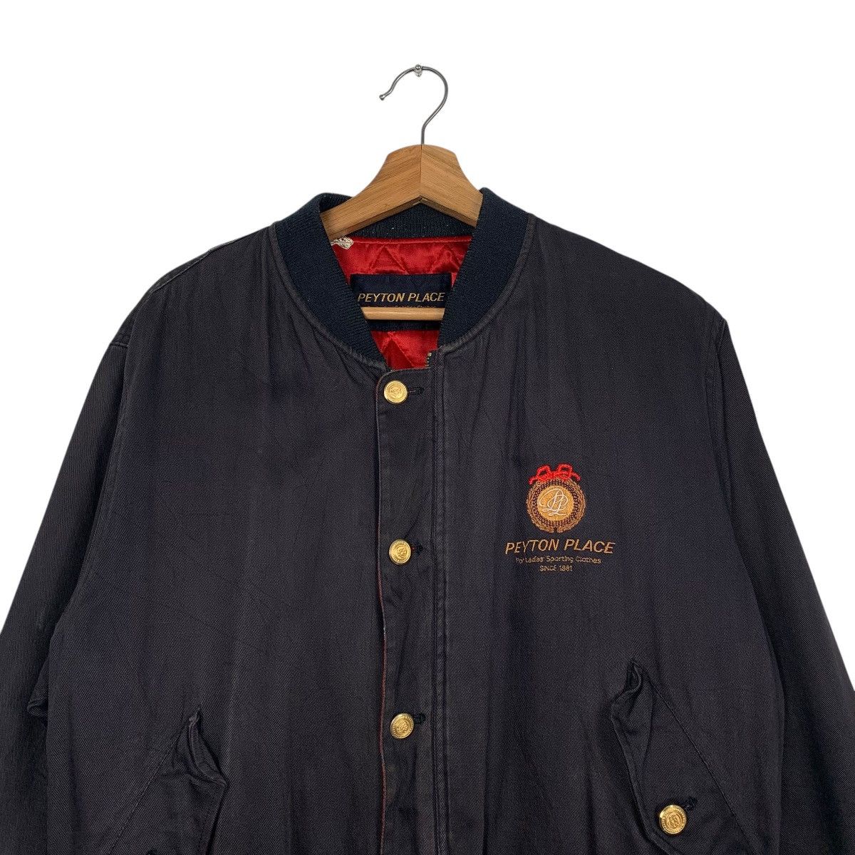 Japanese Brand Peyton Place Bomber Jacket Size M / US 6-8 / IT 42-44 - 2 Thumbnail