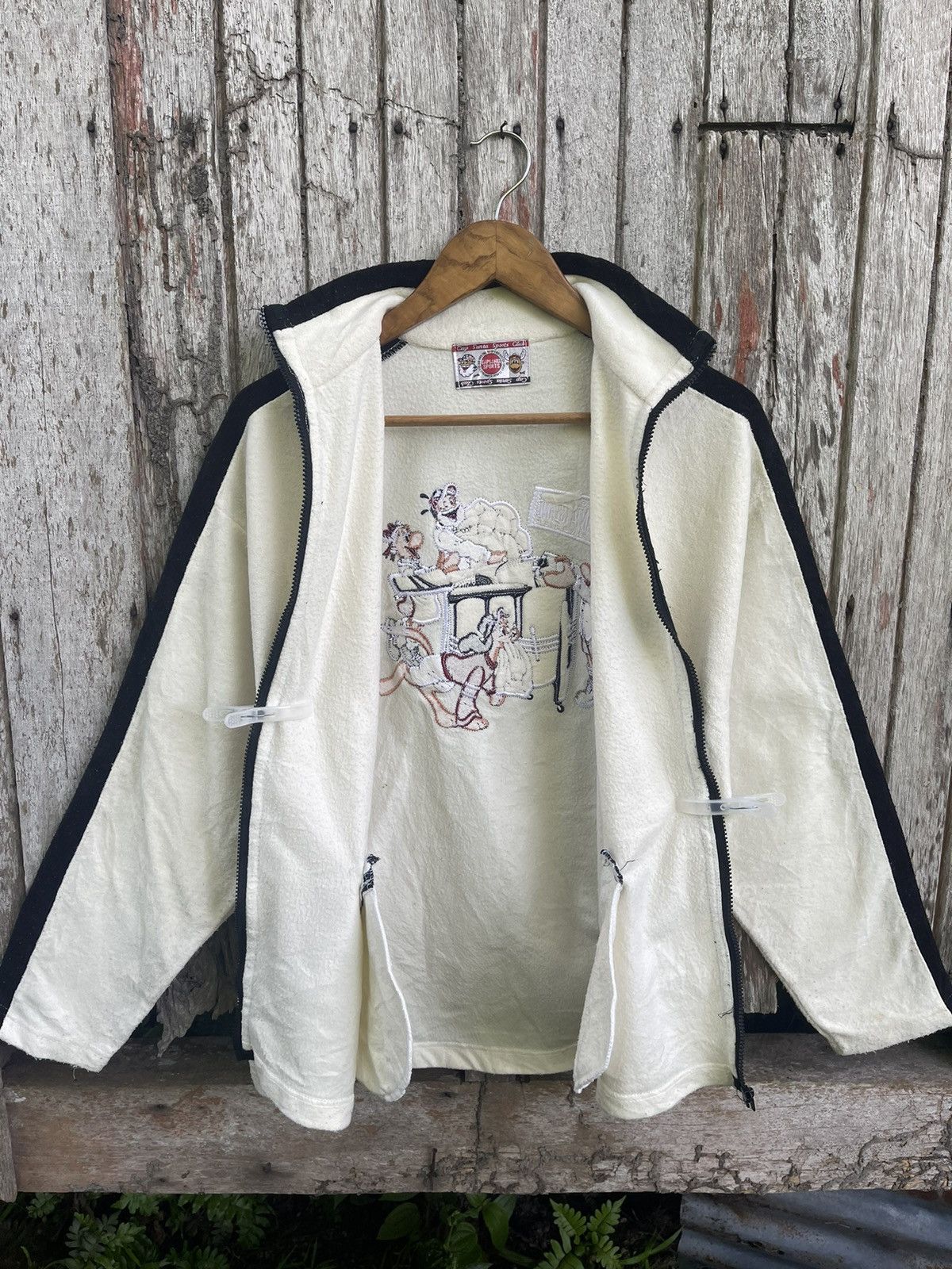 Japanese Brand Vintage Cap Santa Sports Club Fleece Jacket Size US L / EU 52-54 / 3 - 10 Thumbnail