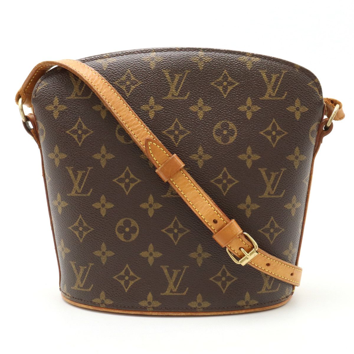 Louis Vuitton Louis Vuitton Louis Vuitton Monogram Drouot Shoulder Bag M51290 Canvas Crossbody Bag M51290 in Good Condition Size ONE SIZE - 1 Thumbnail