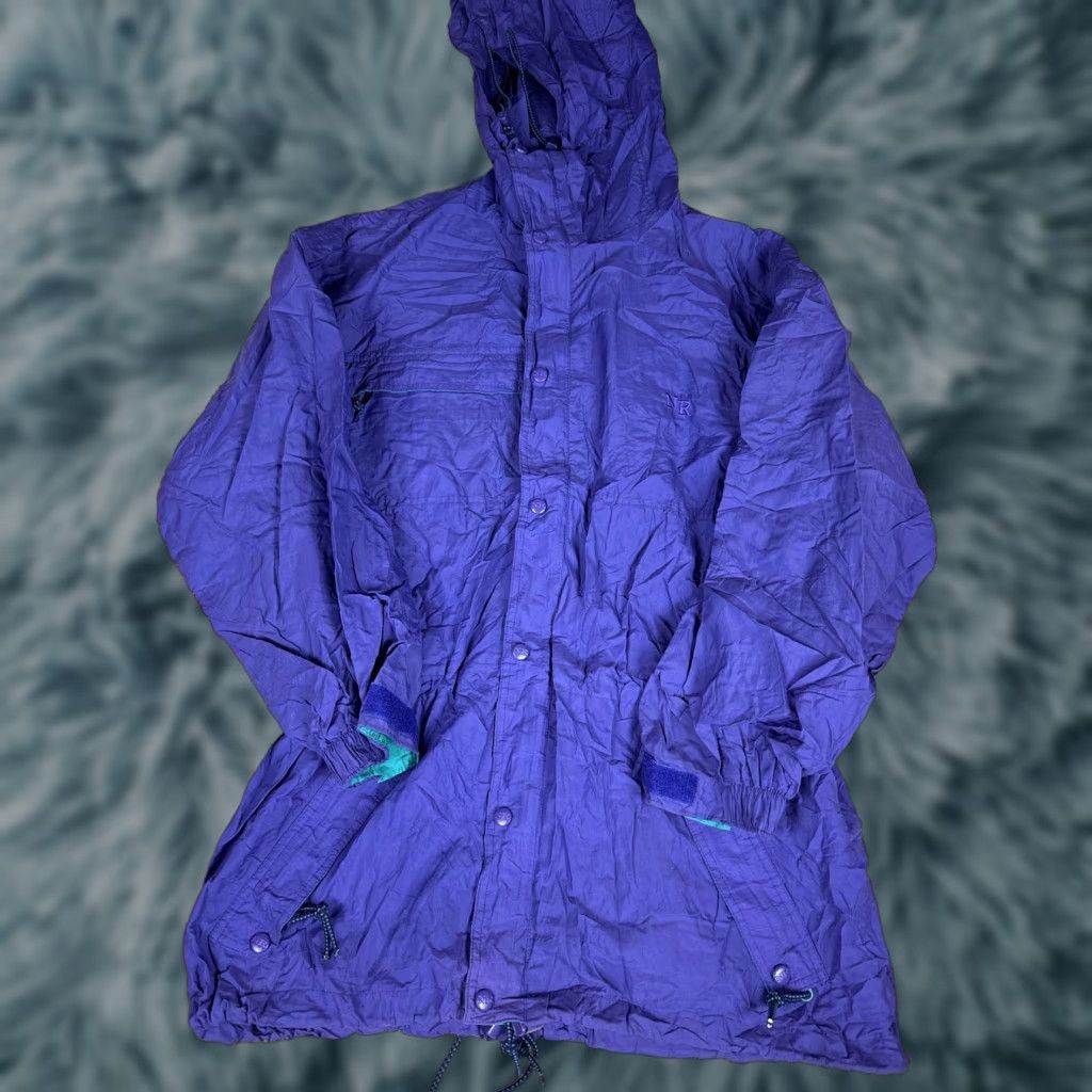 Northern Reflections Northern Reflections Jacket Mens XL Purple Aqua Windbreaker Hoodie Reflective Long 90 Size US XL / EU 56 / 4 - 1 Thumbnail