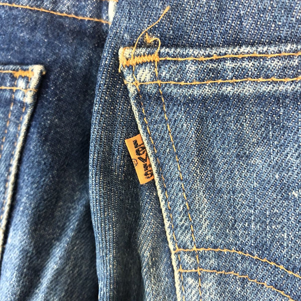 Levi's Levis vintage orange tab Blue jean Denim Pants #A2132 Size US 28 / EU 44 - 20 Thumbnail
