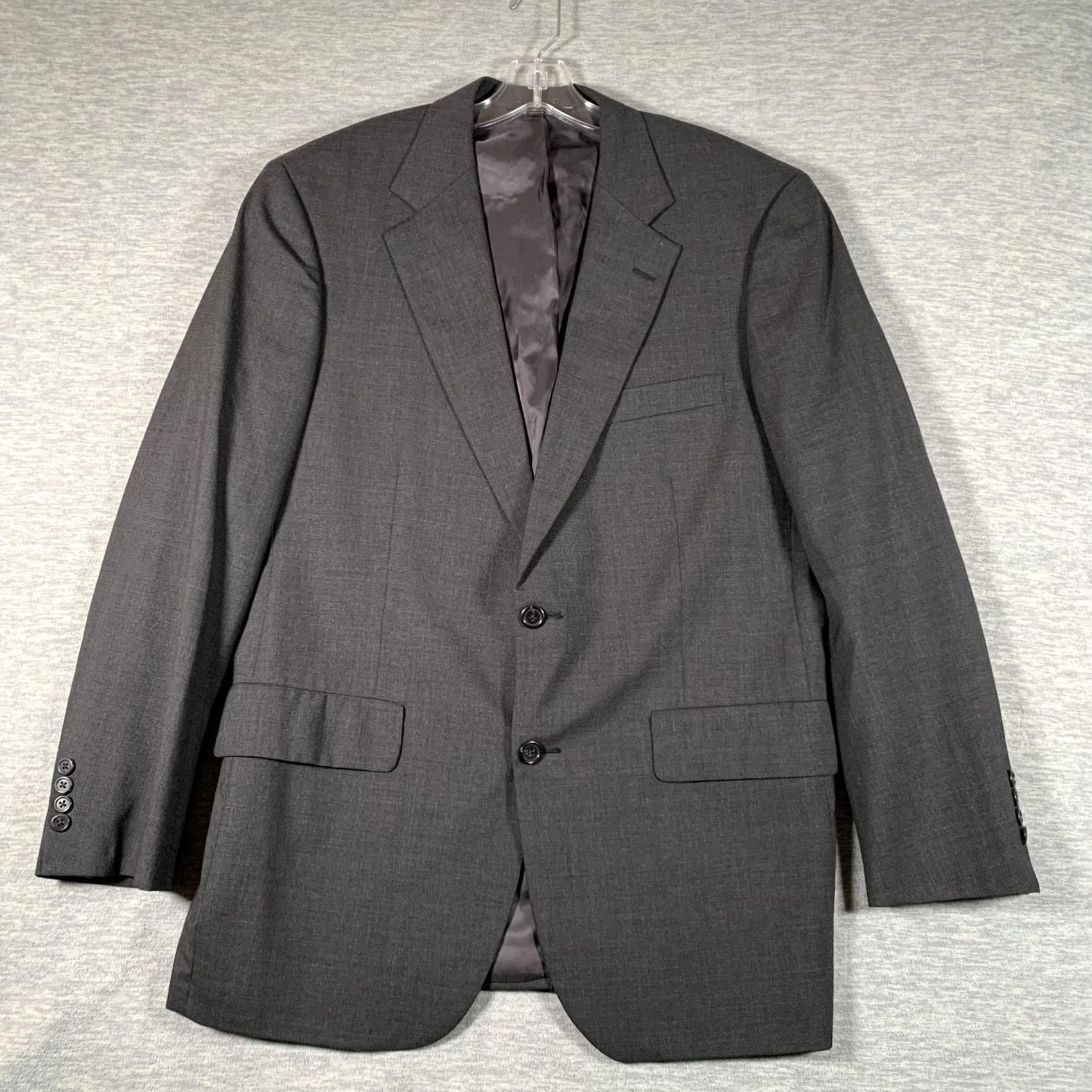 Brooks Brothers Brooks Brothers Suit Jacket Mens 40 Regular Gray Wool 2 Button Blazer Made USA Shirt? Size 40R - 2 Thumbnail