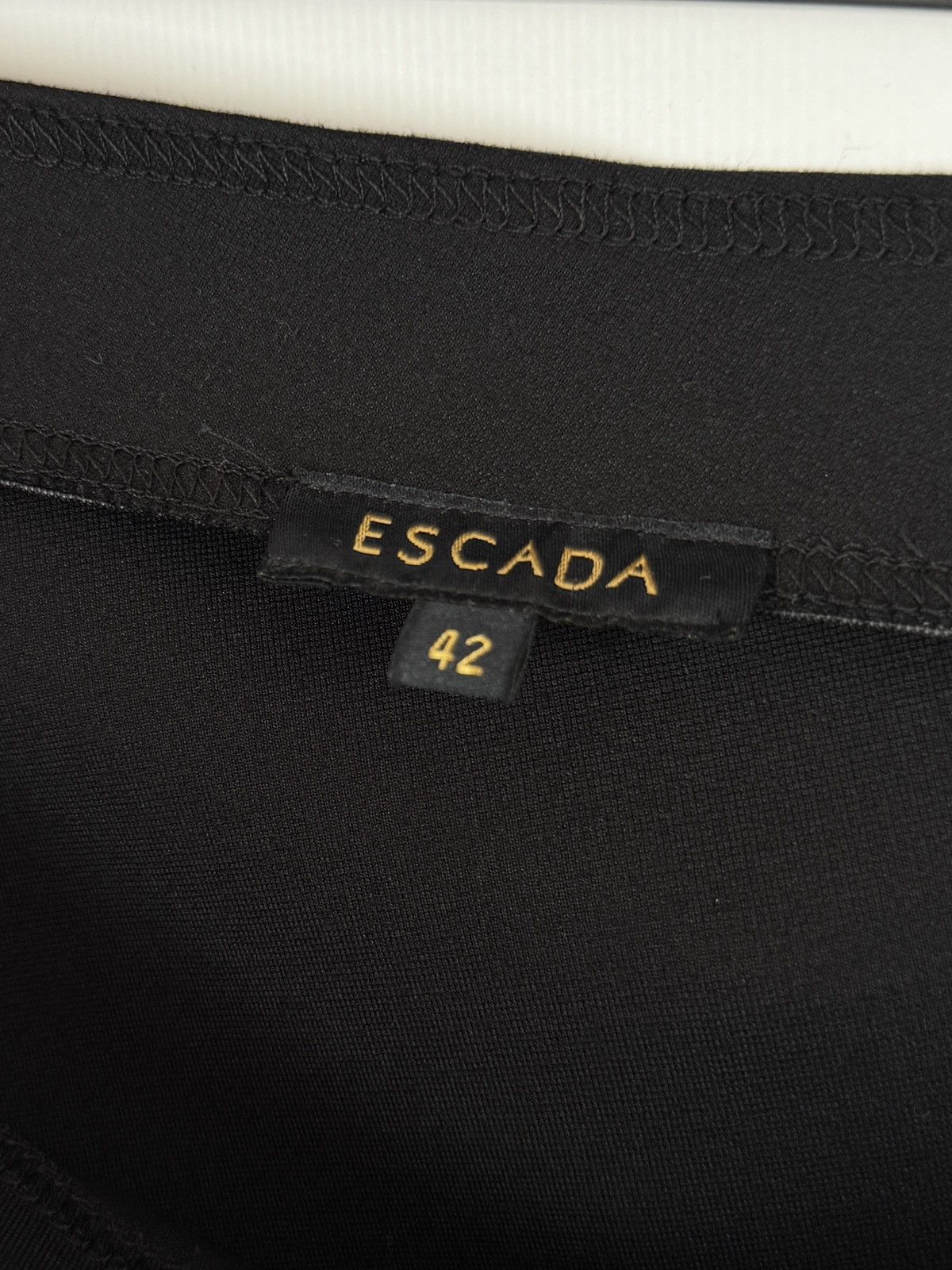 Escada Escada Black Jersey Ruched Side Detail Maxi Skirt 42 Size 30" / US 8 / IT 44 - 5 Thumbnail