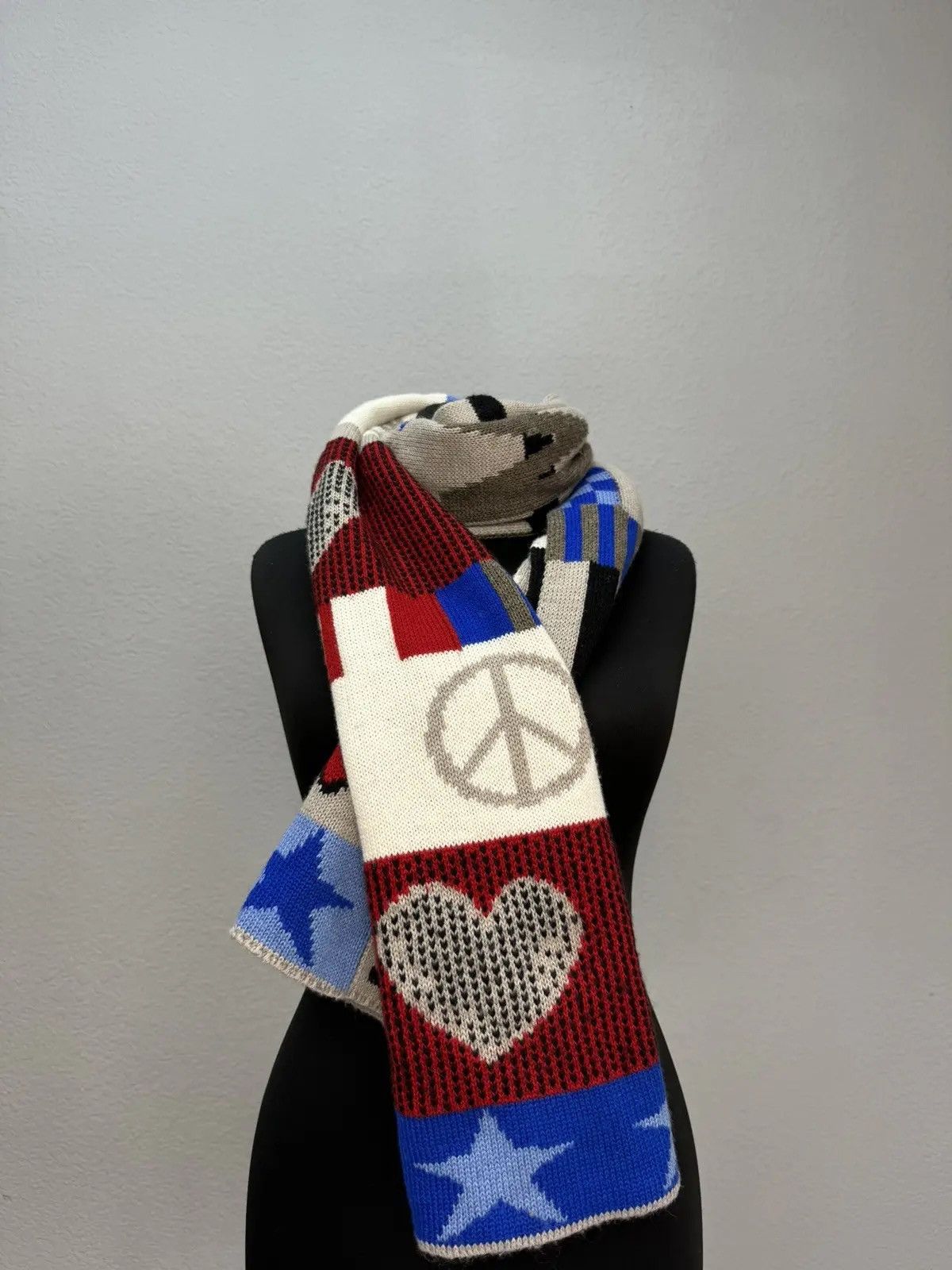 Moschino Vintage Moschino Scarf Multicolour Love Moschino wool Size ONE SIZE - 9 Thumbnail