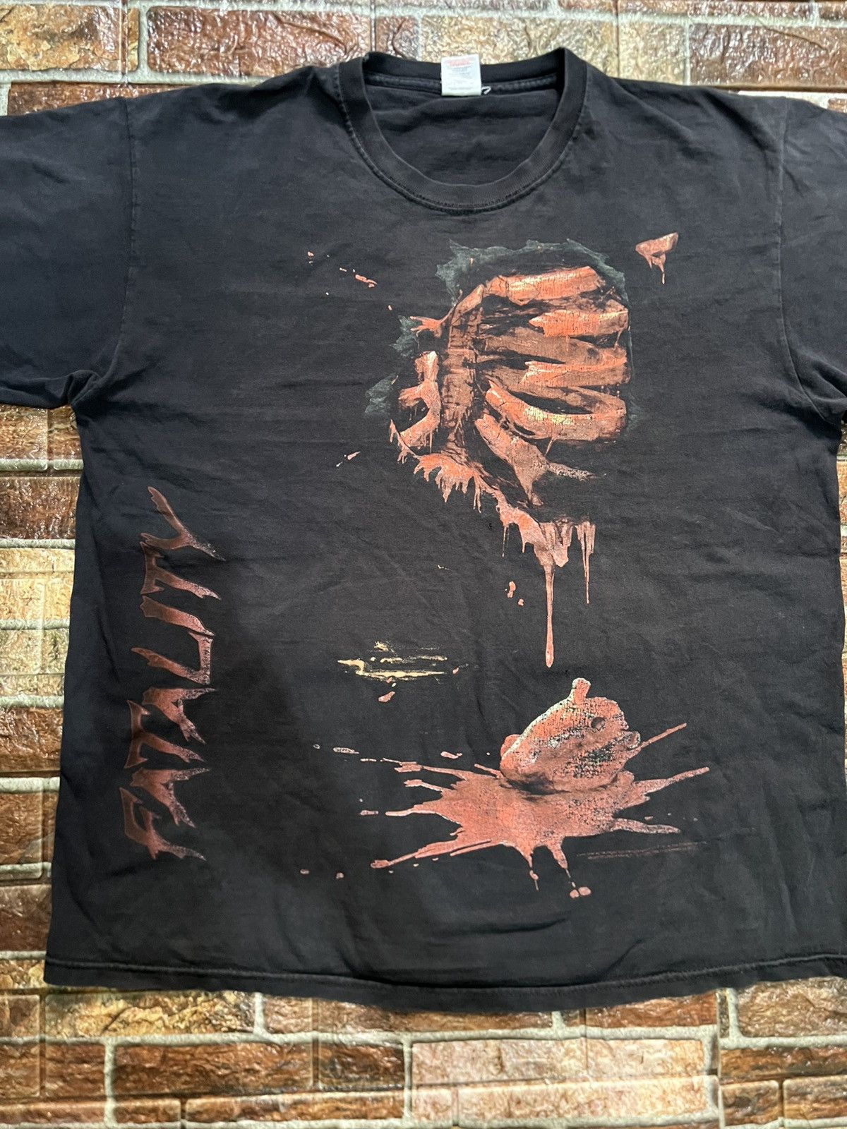 Fruit Of The Loom Vintage mortal kombat tshirt Size US L / EU 52-54 / 3 - 3 Thumbnail