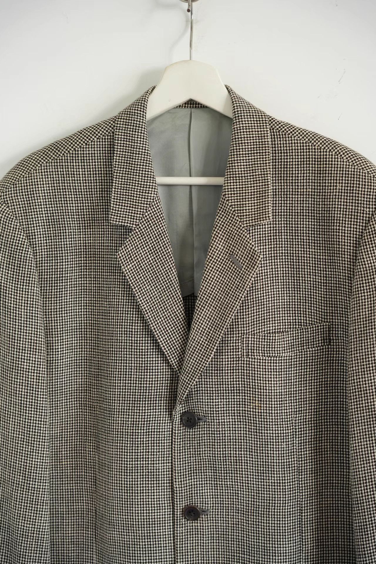 Yohji Yamamoto Yohji Yamamoto 90s Houndstooth Old Money Blazer K4 Size US S / EU 44-46 / 1 - 3 Thumbnail