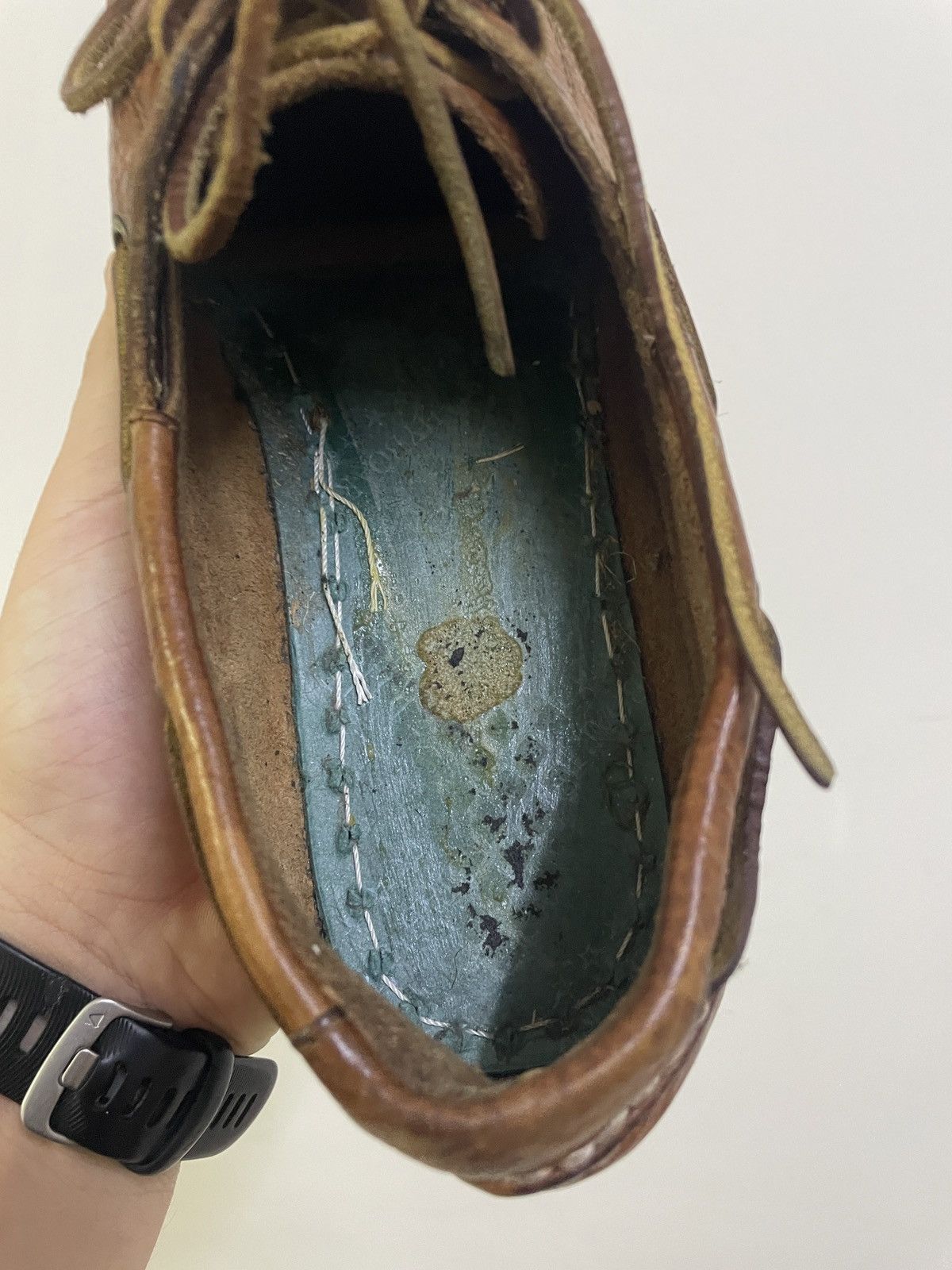 Polo Ralph Lauren VINTAGE POLO RALPH LAUREN LEATHER BOAT SHOES Size US 9 / EU 42 - 10 Thumbnail