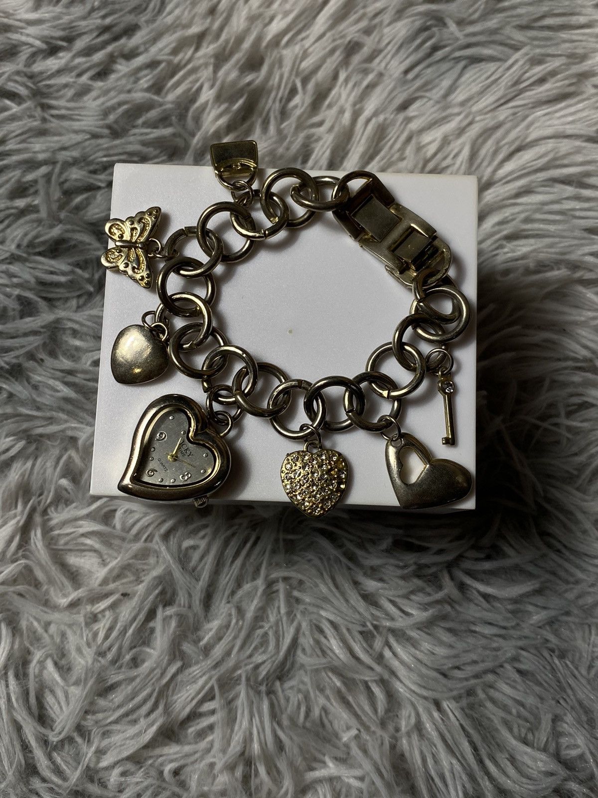 Japanese Brand × Jewelry × Vintage Elegant Gold-Tone Bracelet Watch - Timeless Style Size ONE SIZE - 5 Thumbnail