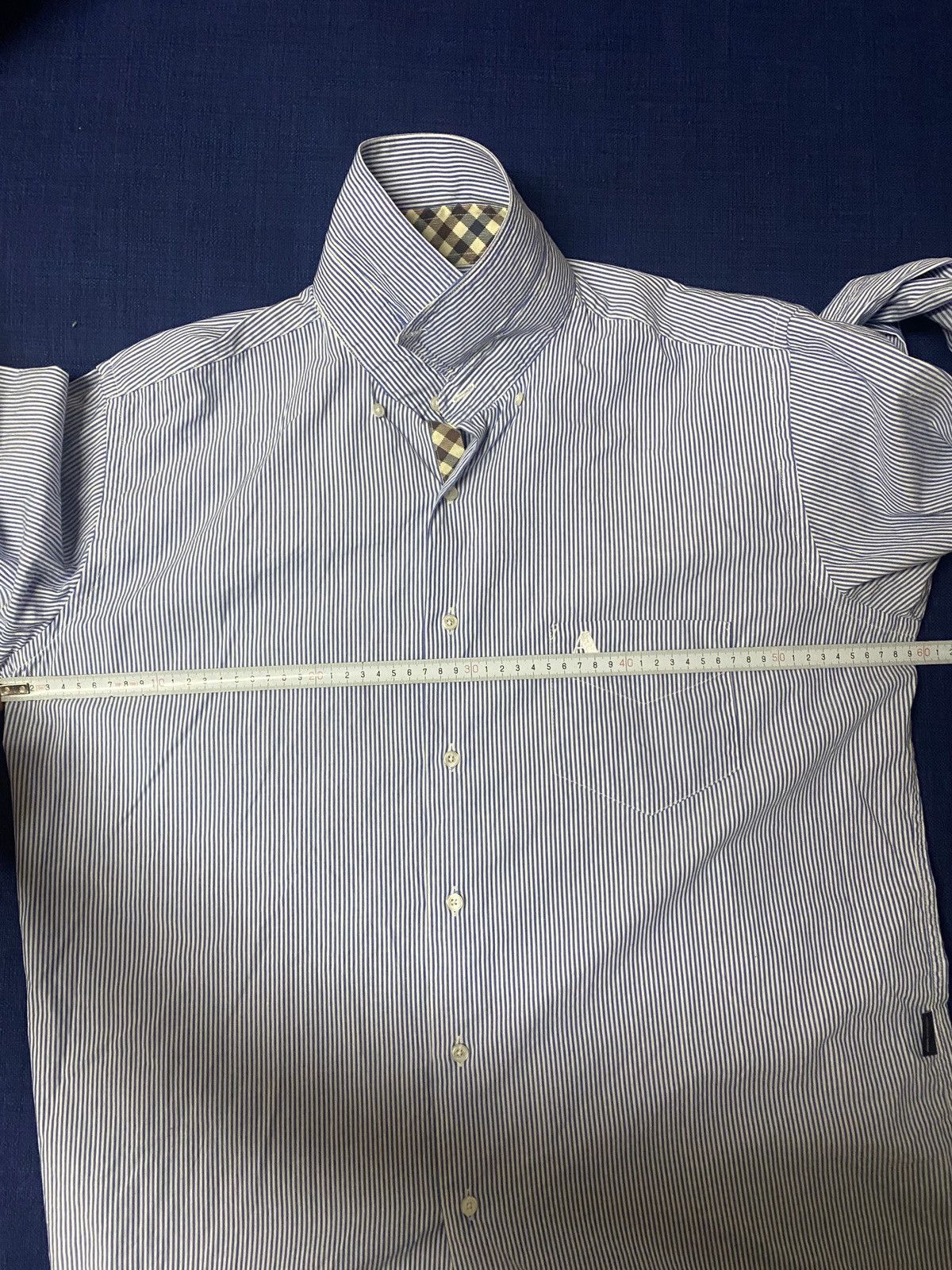 Aquascutum Luxury aquascutum stripped shirt button up Size US XL / EU 56 / 4 - 11 Thumbnail