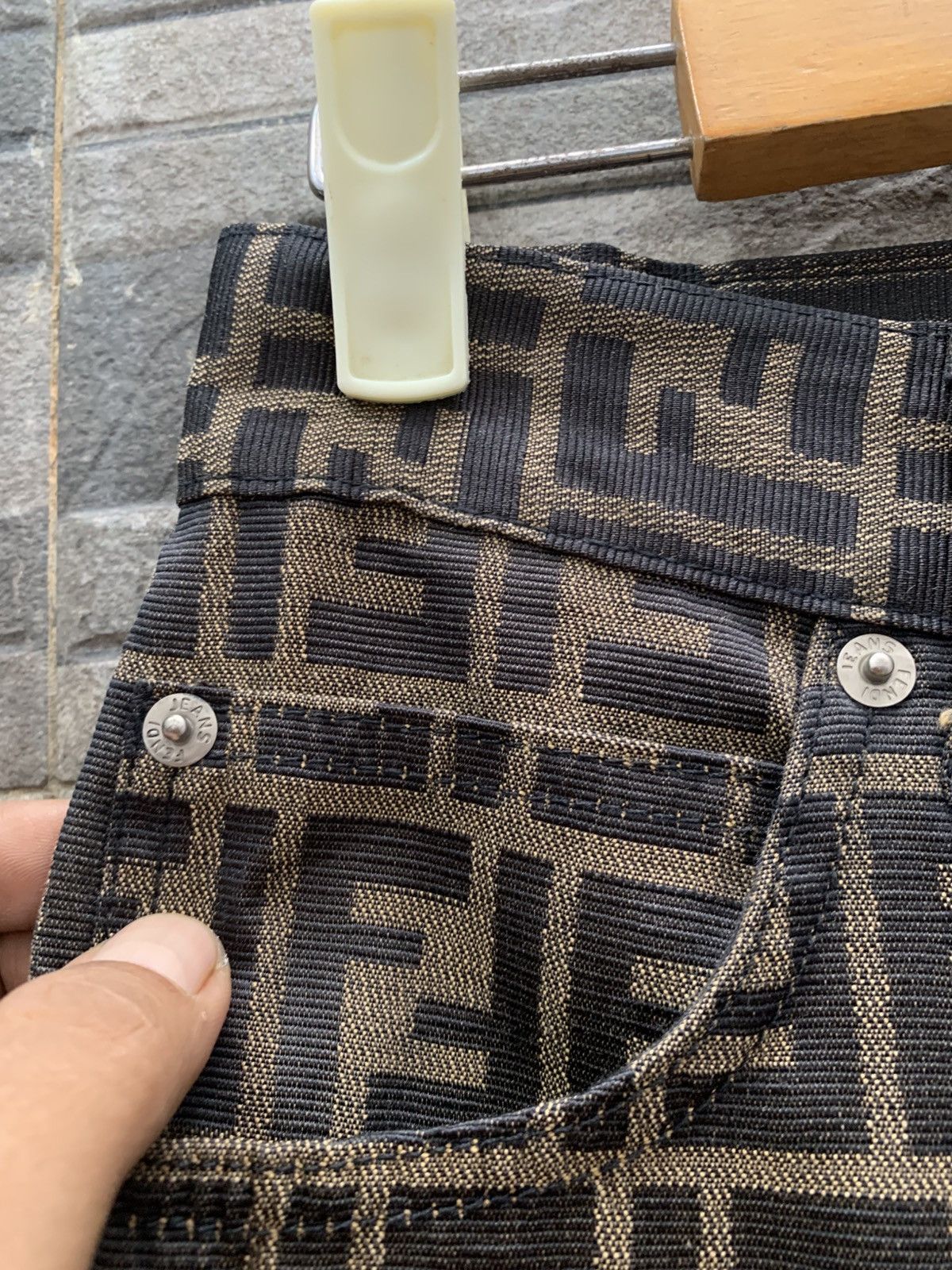 Fendi Vintage Fendi Monogram Pants Size US 29 - 7 Thumbnail