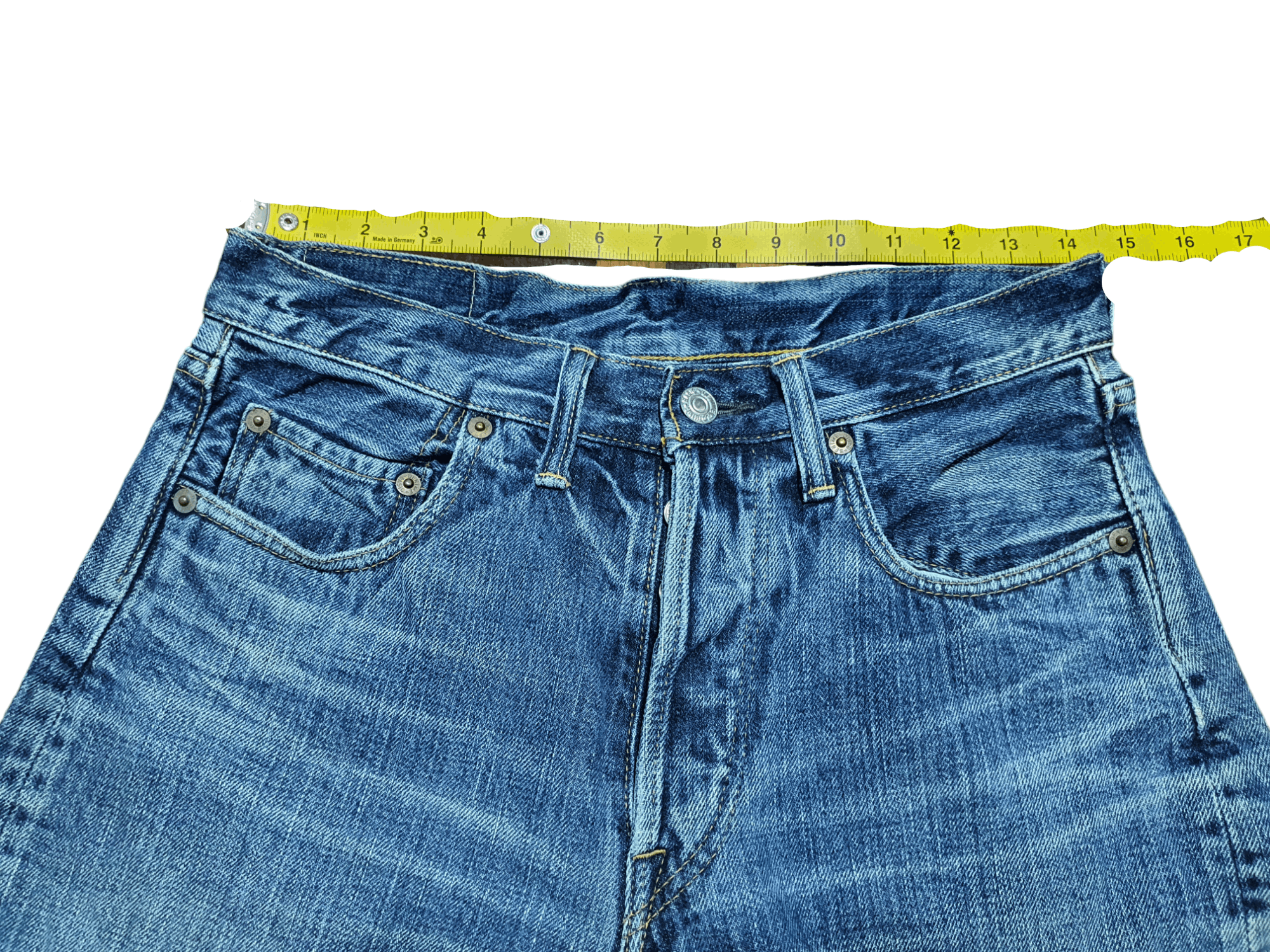 Japanese Brand × Vintage VINTAGE DENIME 28/39.5 NON SELVEDGE JEANS Size US 28 / EU 44 - 8 Thumbnail