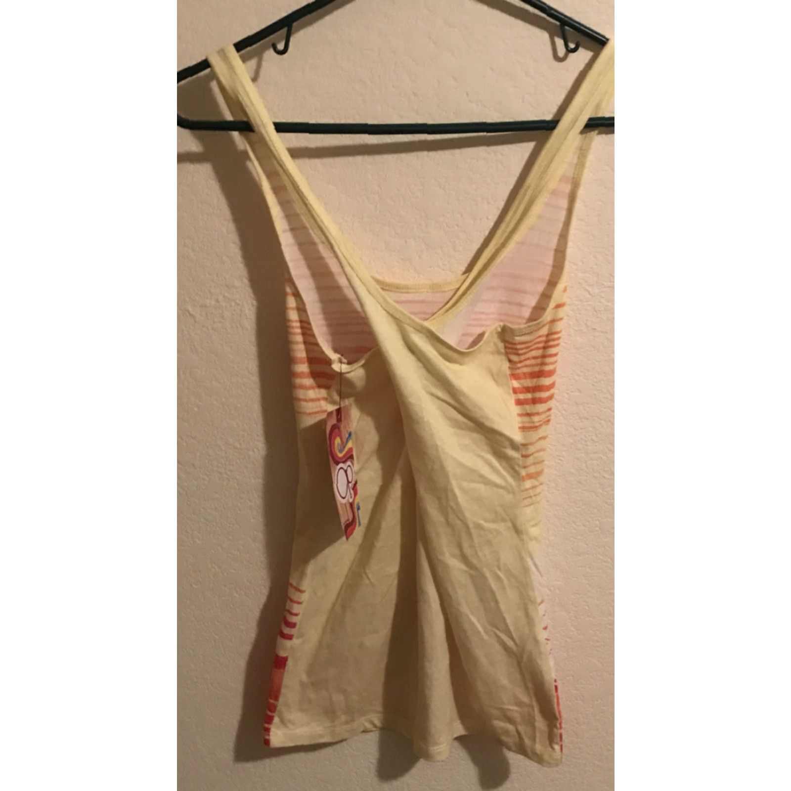 Ocean Pacific OP Palm Tree Cross Back Tank Top NWT B470 S Juniors Ocean Pacific Women Sz Small Multicolor Cotton Sleeveless Casual Beach Size S / US 4 / IT 40 - 3 Thumbnail