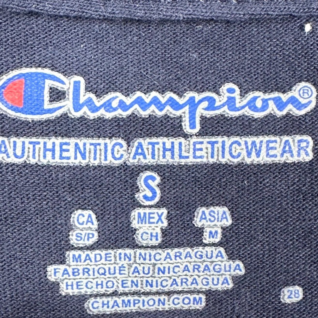 Champion Notre Dame Fighting Irish Mens Small T Shirt Graphic Tee Navy Blue Champion EUC Size US S / EU 44-46 / 1 - 4 Thumbnail