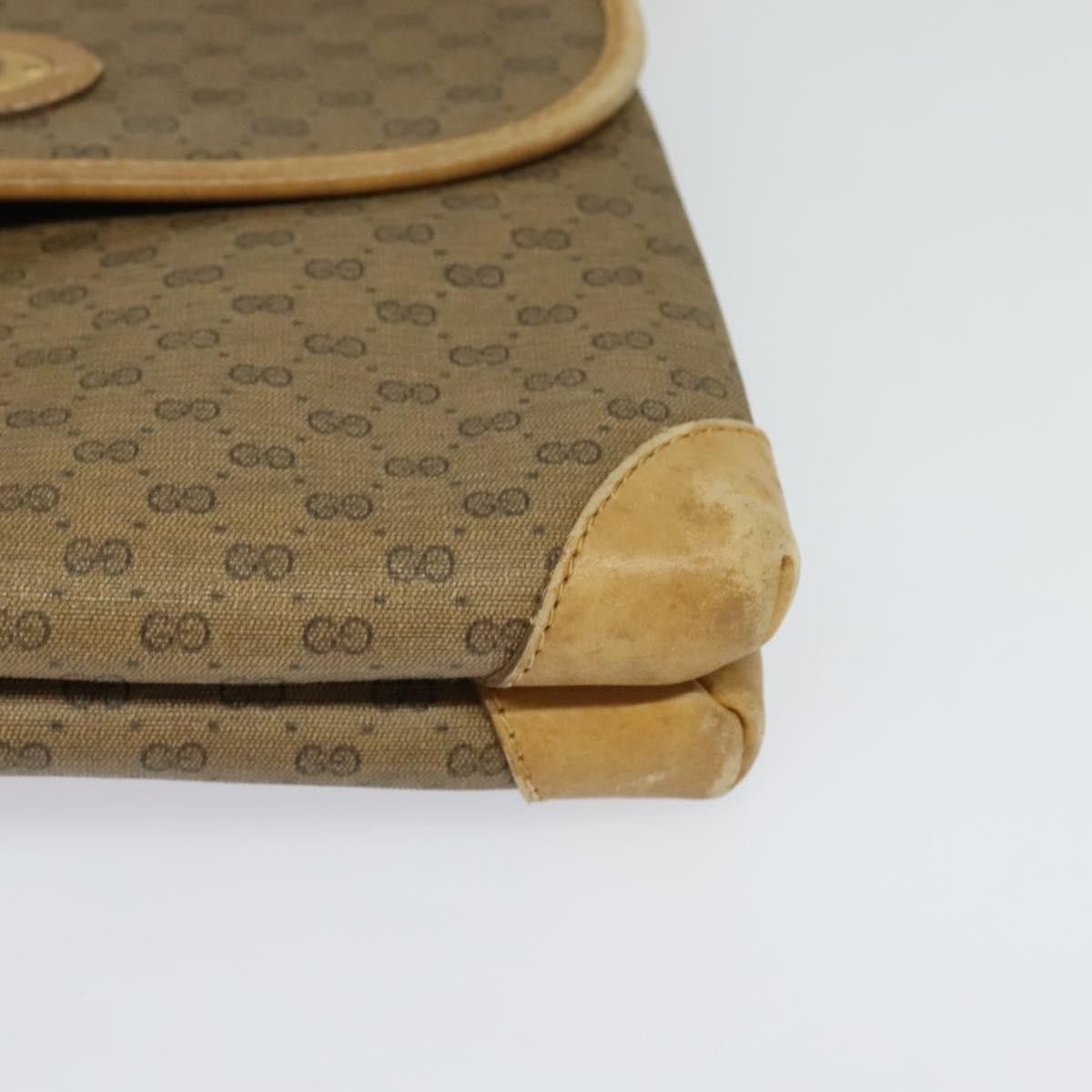 Gucci GUCCI Micro GG Supreme Shoulder Bag Pvc Beige Gold 007 49 Size ONE SIZE - 11 Thumbnail
