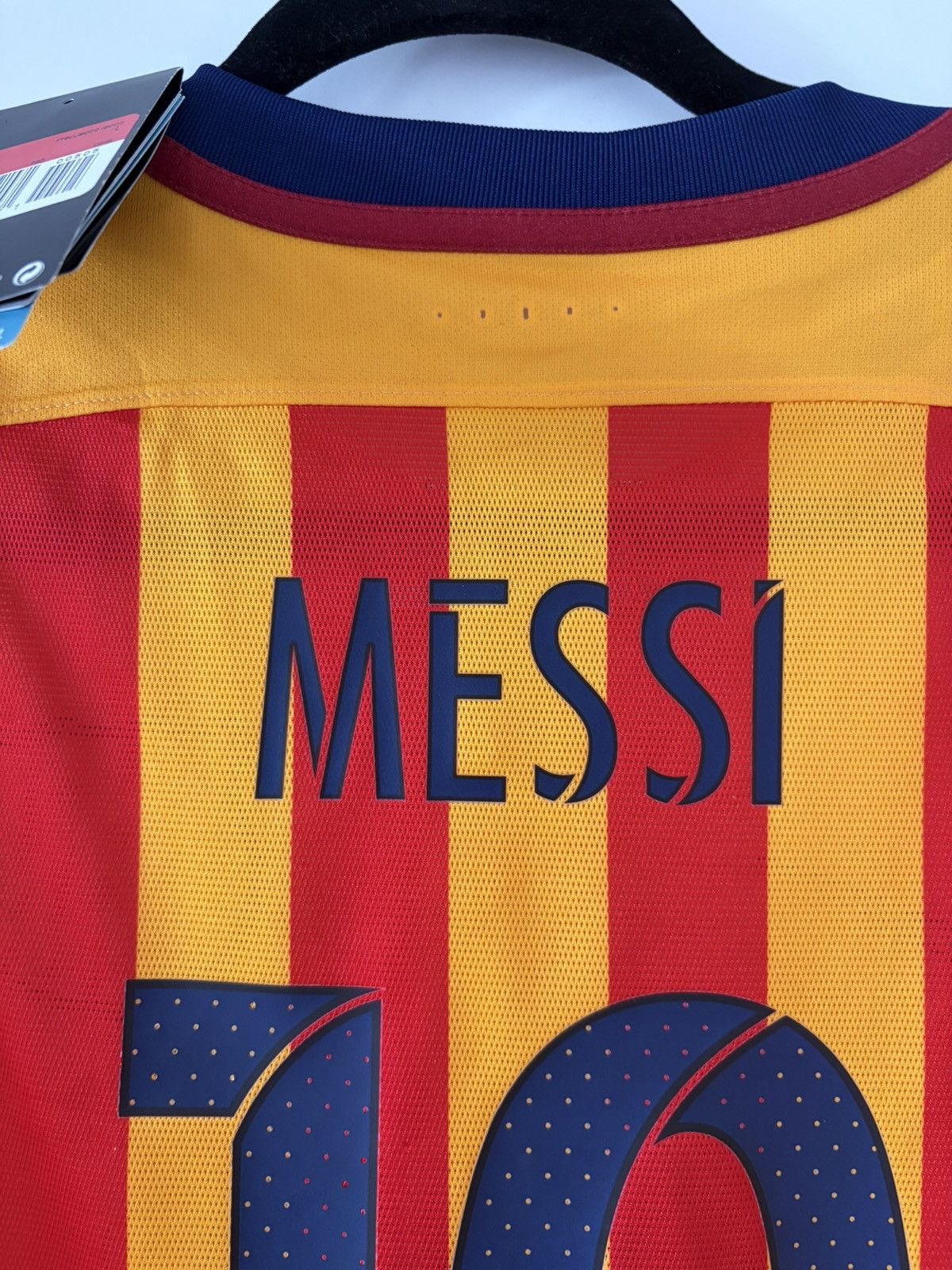 Barcelona nike 2015/2016 wyjazdowa Messi meczowa — zdjęcie 2