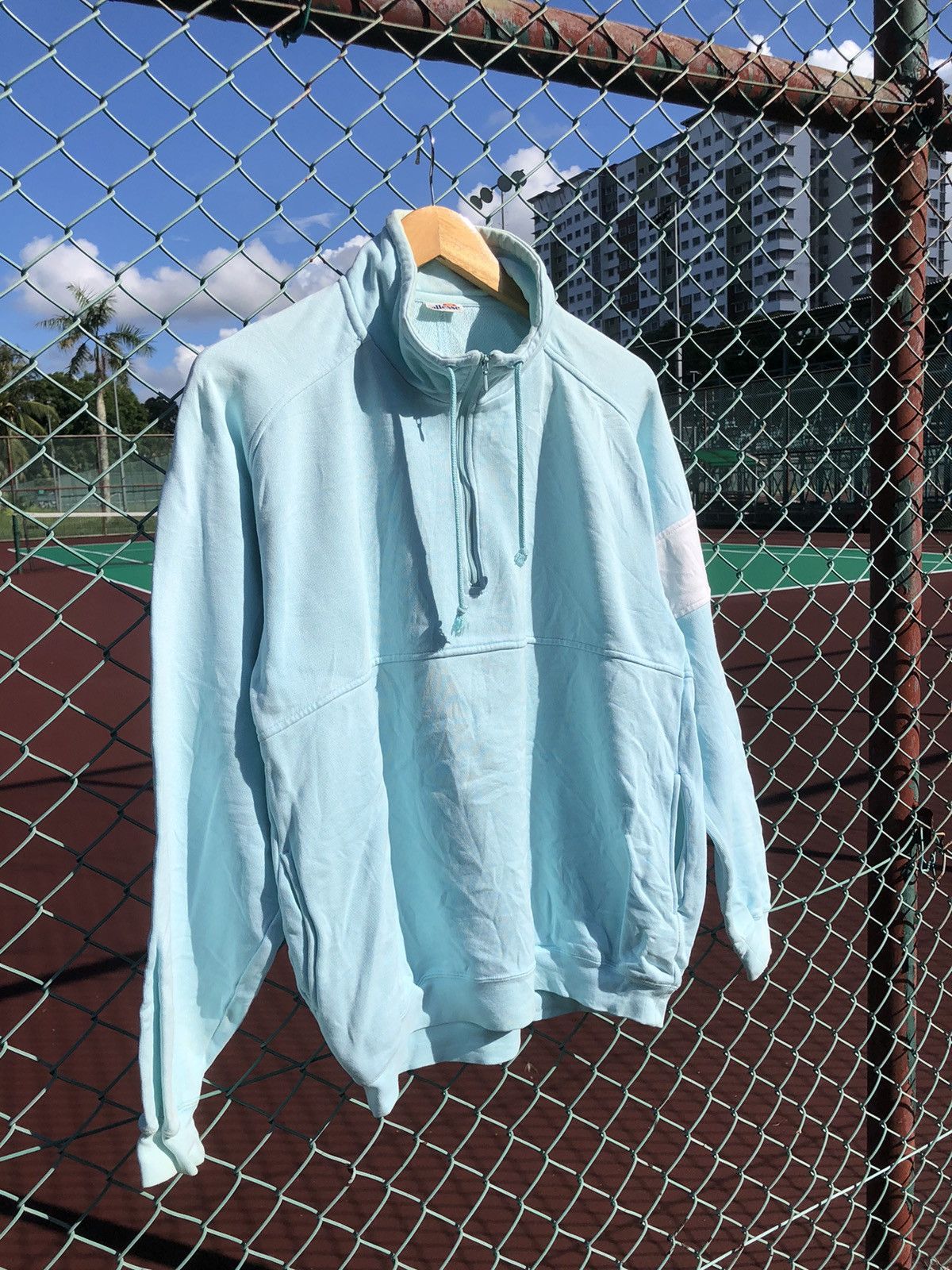 Ellesse × Japanese Brand × Vintage Vintage Ellesse Il Tennis Sul Serio 1/4 zipper Sweatshirt Size US L / EU 52-54 / 3 - 3 Thumbnail