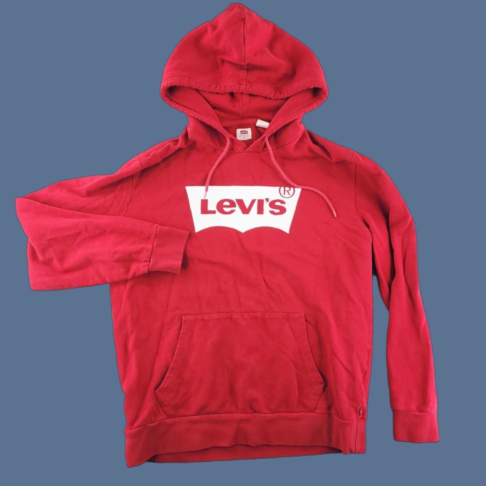 Levi's Levi's Hoodie Mens M Red Pullover Sweatshirt Shirt Womens? Size US M / EU 48-50 / 2 - 1 Thumbnail