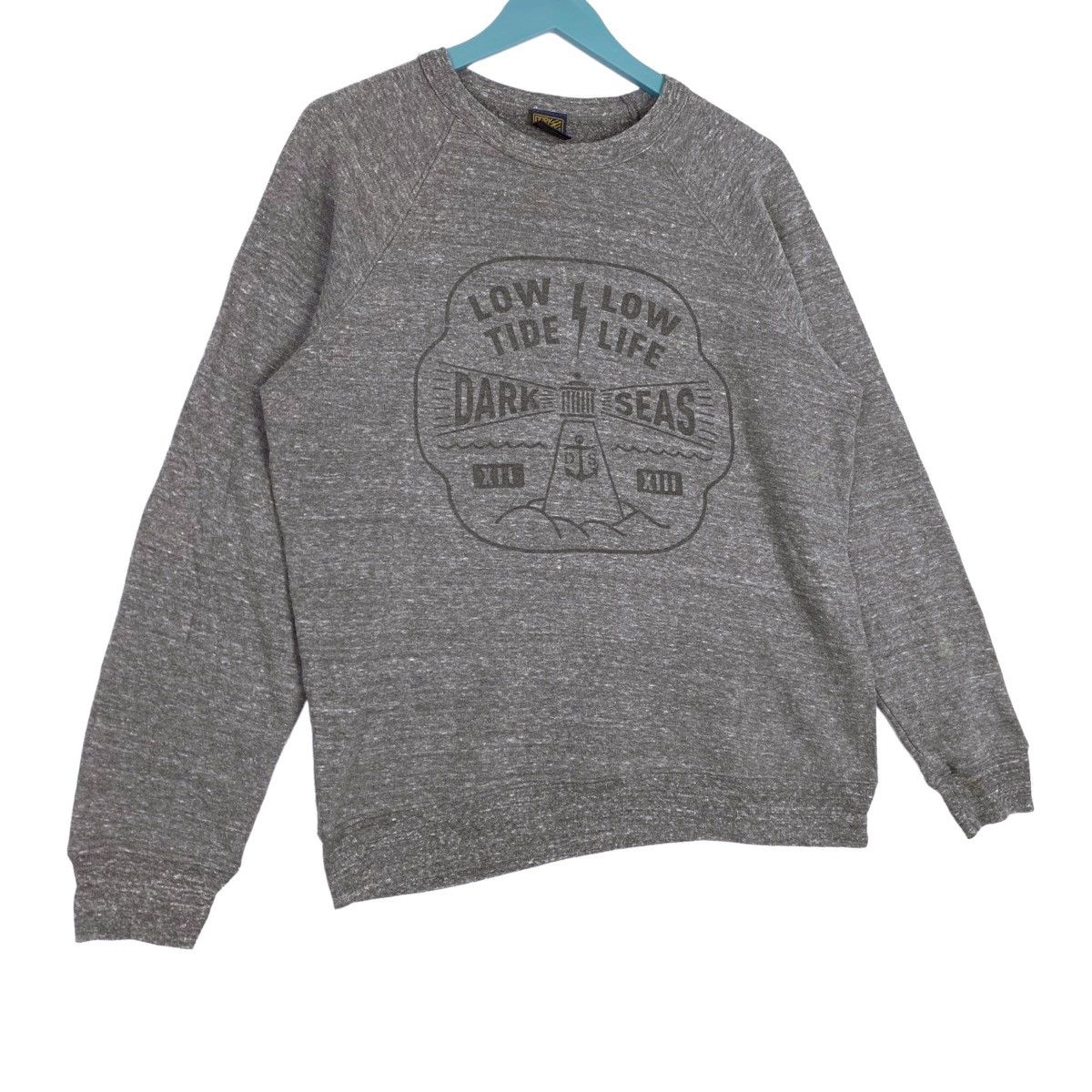 Dark Seas Division × Vintage Vintage Dark Seas Printed Crewneck Sweatshirt Dark Gray Size US L / EU 52-54 / 3 - 3 Thumbnail