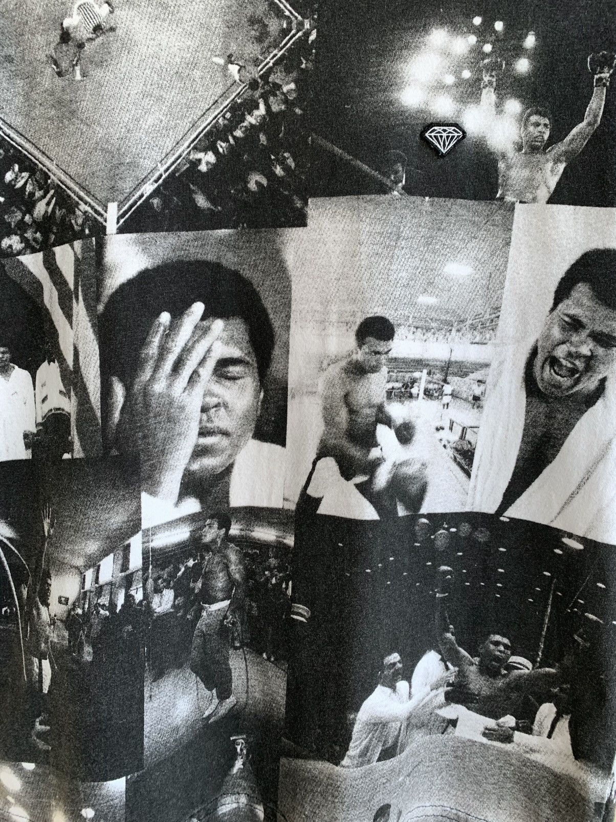 Diamond Supply Co. Mohammad Ali x Diamond Supply Montage Photo Overpint T-Shirt Size US S / EU 44-46 / 1 - 5 Thumbnail