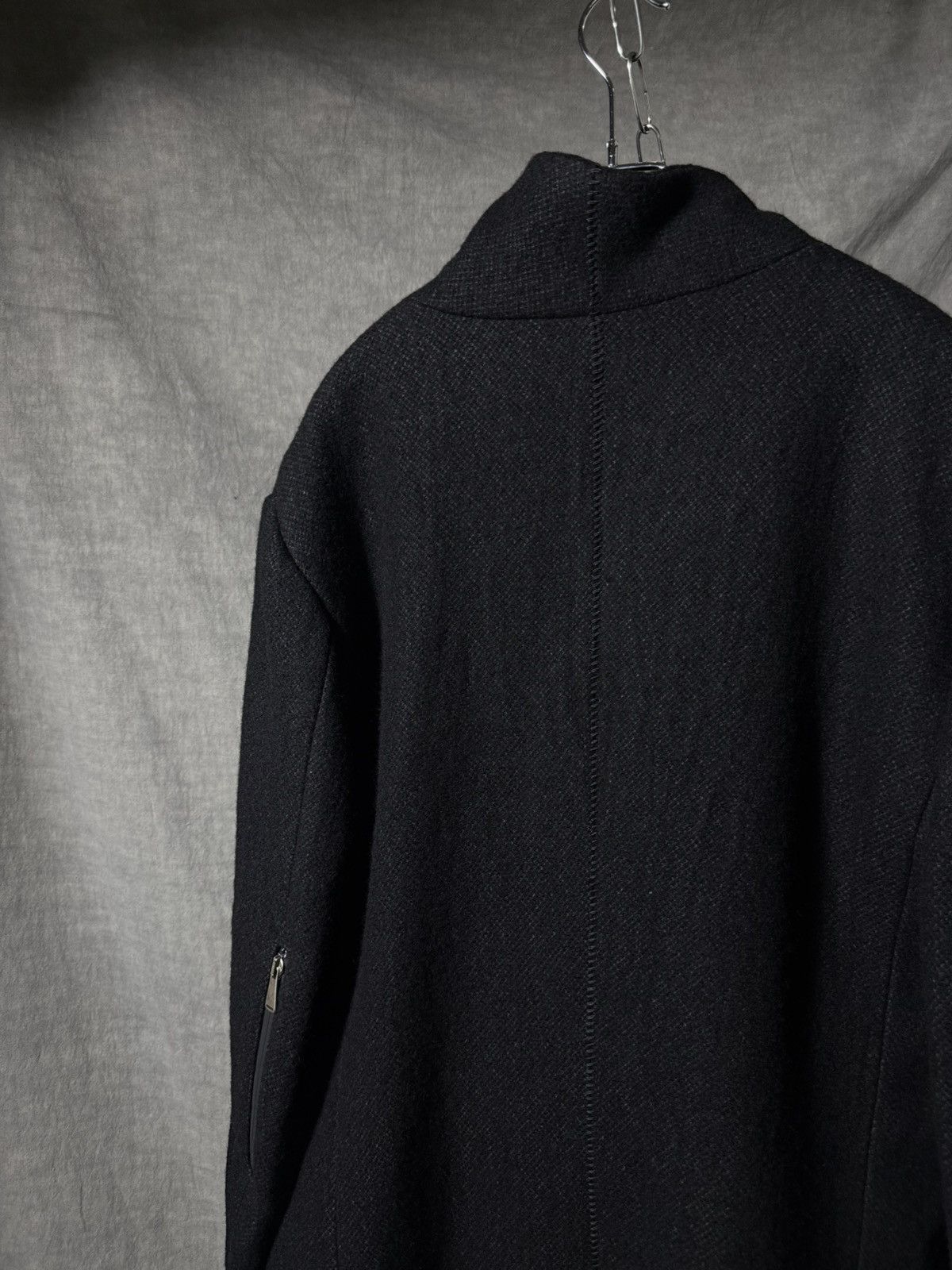 10sei0otto 10sei0otto Asymmetric Double Zip Wool Coat Size US S / EU 44-46 / 1 - 9 Thumbnail