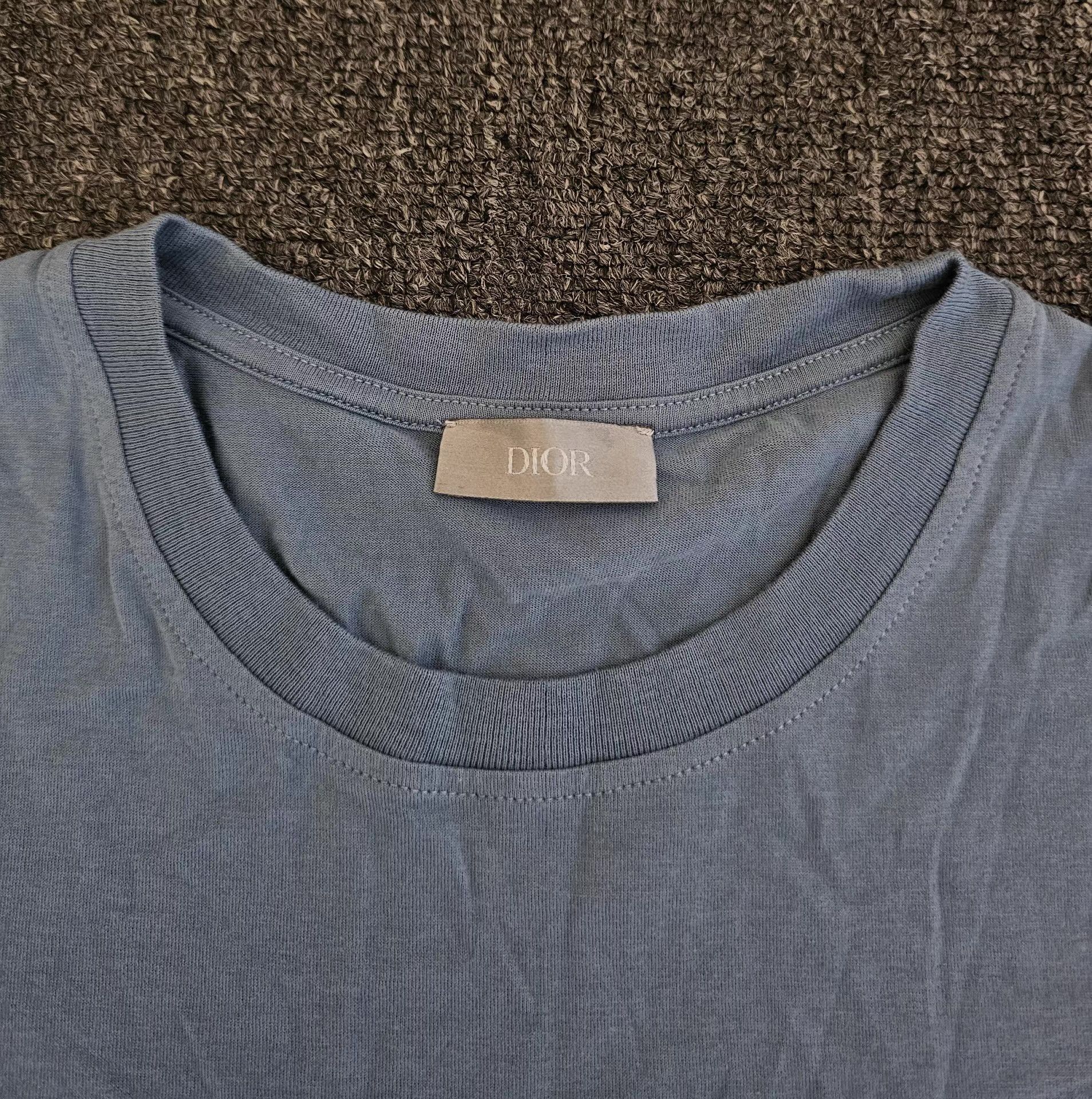 Dior Dior Men's Light Blue Short Sleeve T-shirt, Size US M / EU 48-50 / 2 - 4 Thumbnail