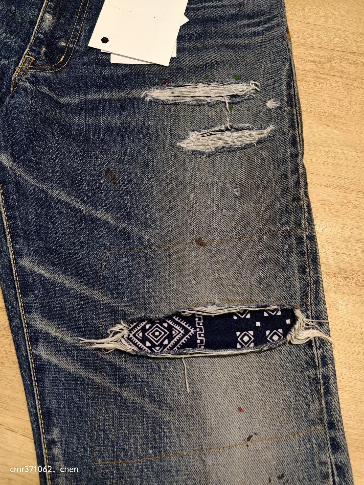 Visvim visvim 24 ICT JM Crash Pants 2 Tour Bandana Patch Size US 32 / EU 48 - 2 Thumbnail
