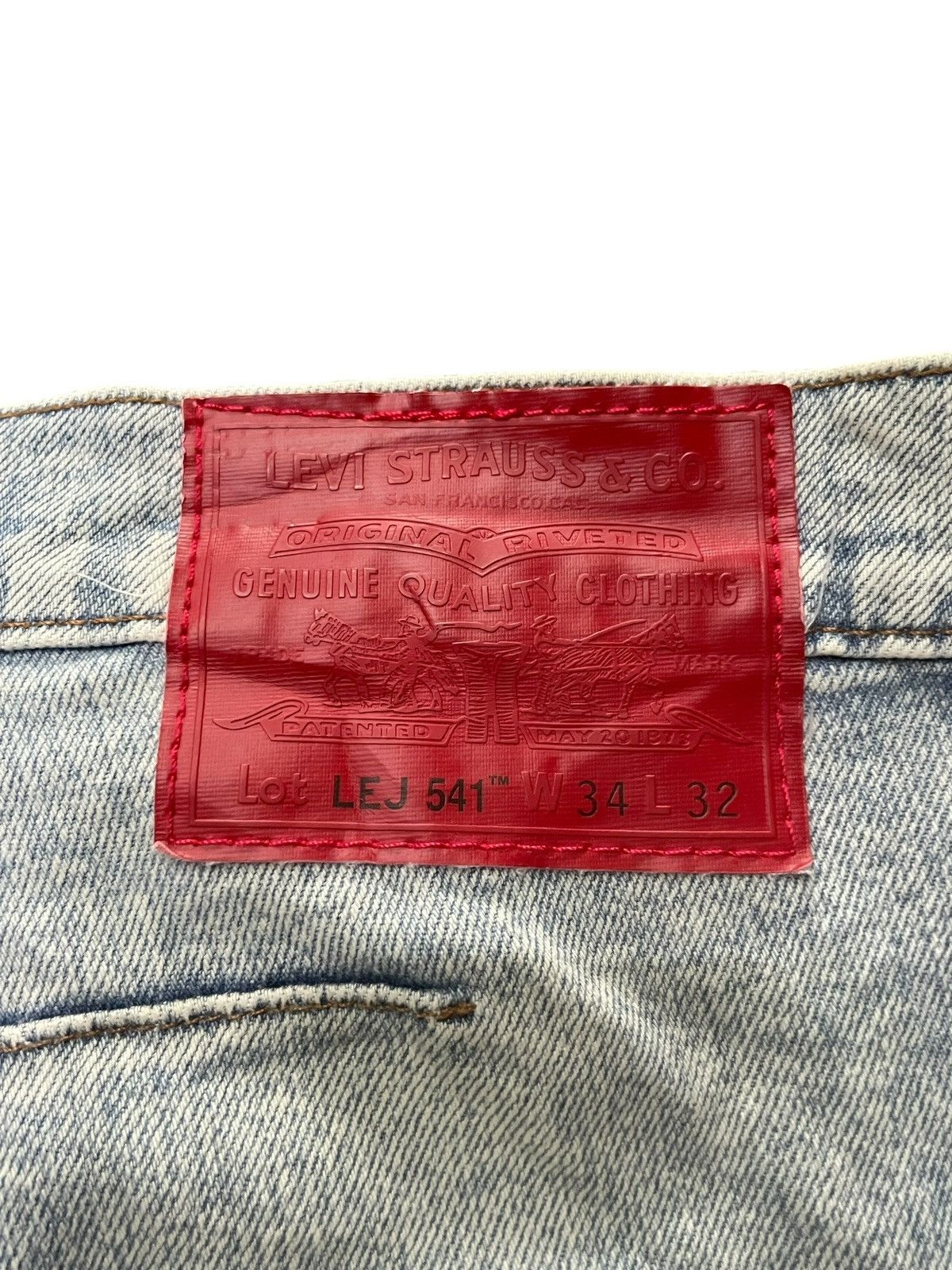 Edwin × Levi's × Vintage Y2k vintage LEVIS engineered curved Leg dirty denim pants Size US 34 / EU 50 - 15 Thumbnail