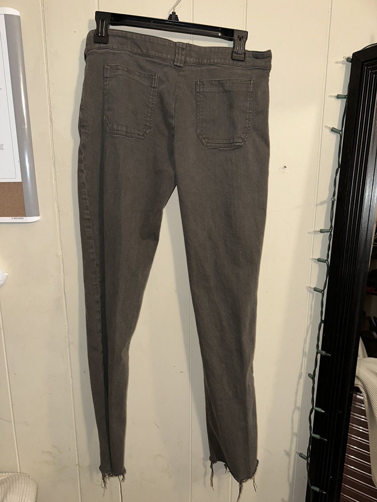 Balenciaga BALENCIAGA Pants Size EUR 42 Brown Cotton Skinny Stretch Size US 26 / EU 42 - 2 Thumbnail