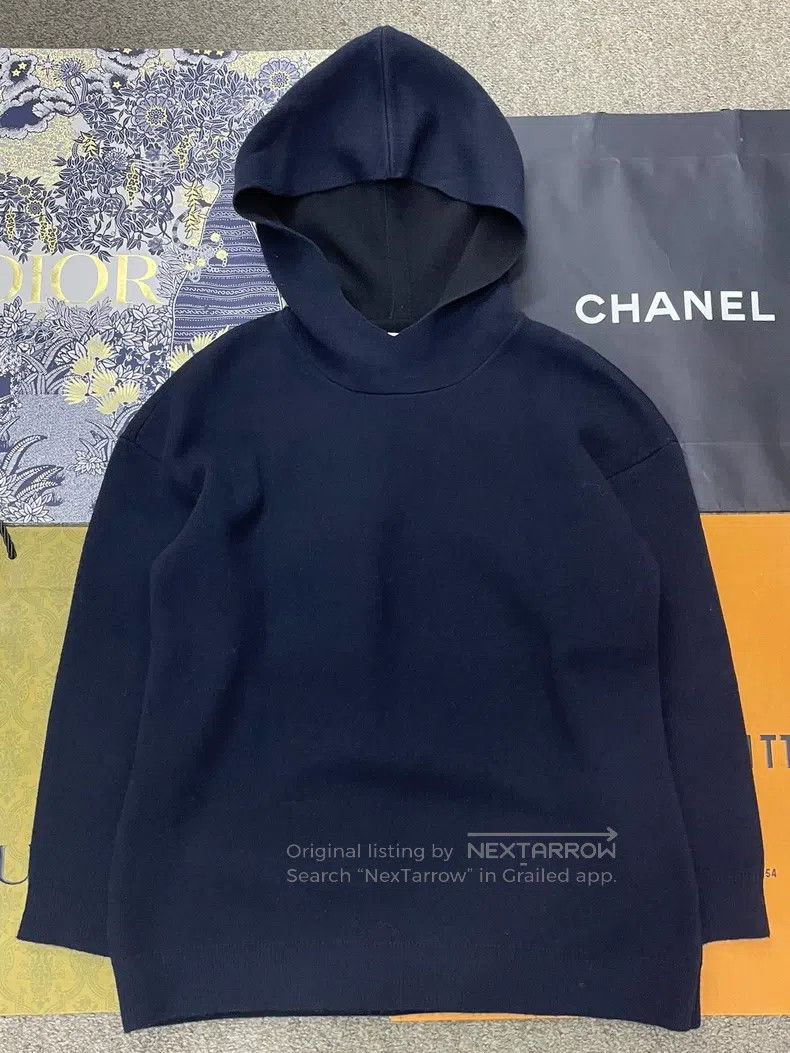 Dior Dior Dark blue 8-letter hooded knit sweater Size XS / US 0-2 / IT 36-38 - 1 Thumbnail