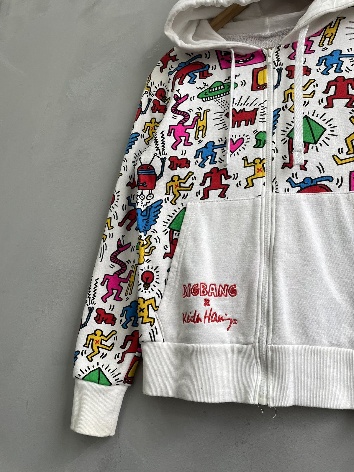 Keith Haring Keith Haring Full Print Hoodie Big Bang Art japanese style Size US M / EU 48-50 / 2 - 4 Thumbnail