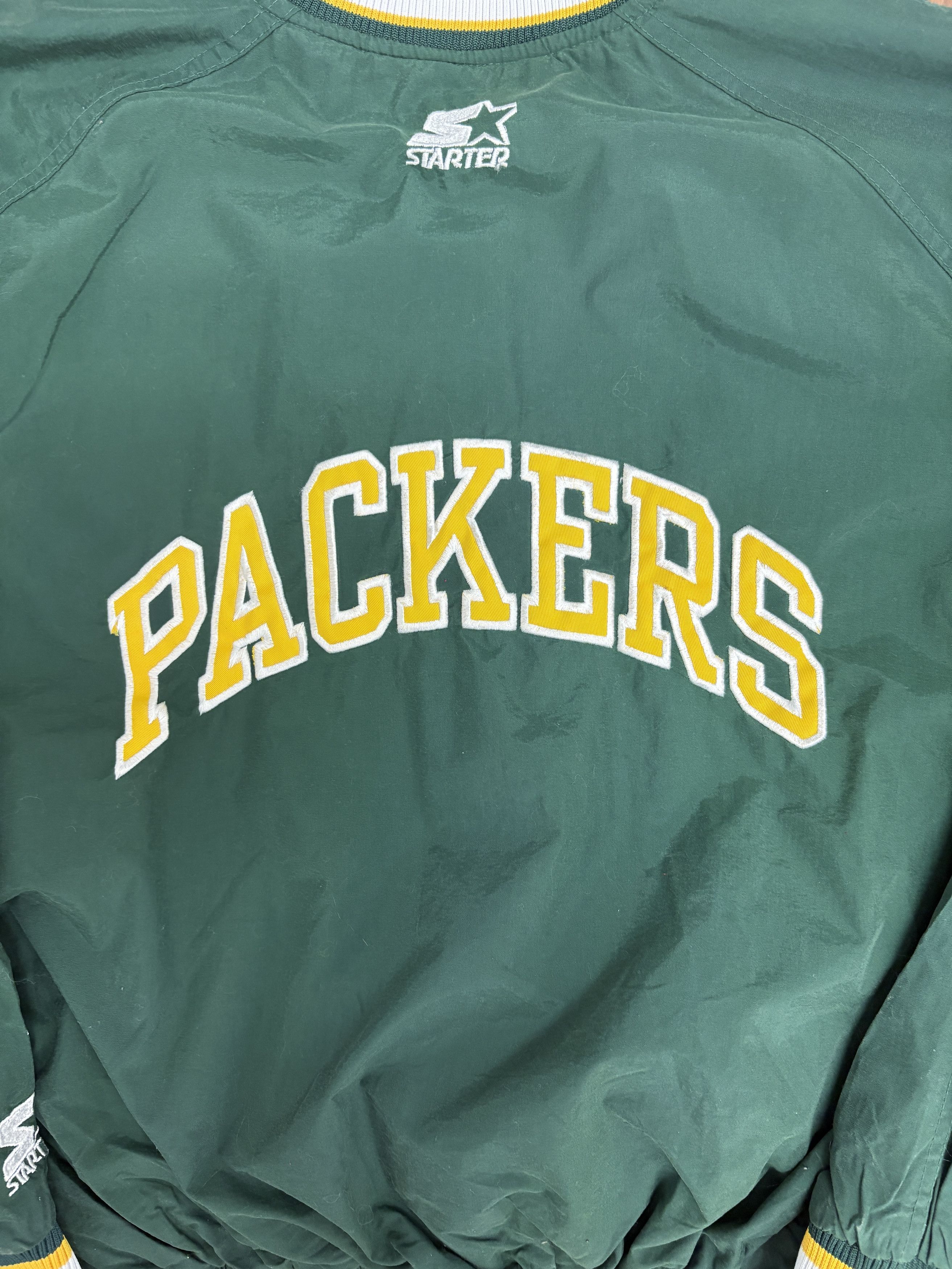 Starter Green Bay Packers Vintage Windbreaker Jacket Size US M / EU 48-50 / 2 - 4 Thumbnail