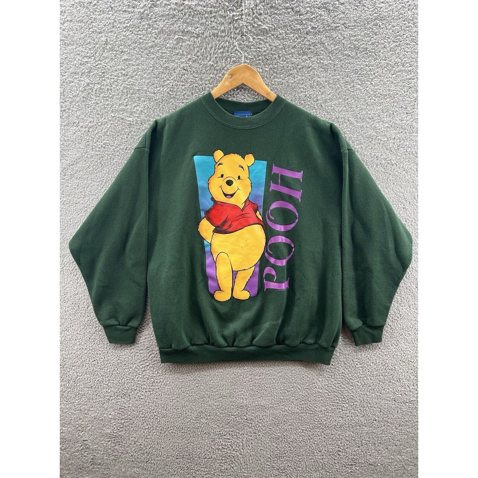 Green Winnie The Pooh Sweatshirt | Grailed