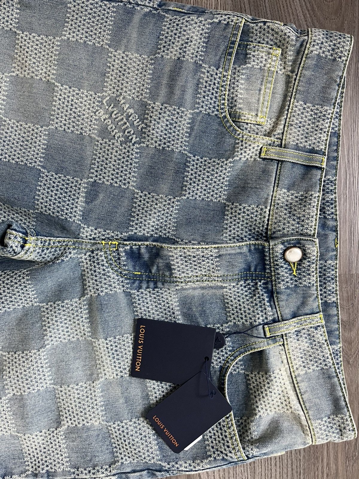 Louis Vuitton Louie Vuitton Damier bootcut denim Size US 34 / EU 50 - 3 Thumbnail