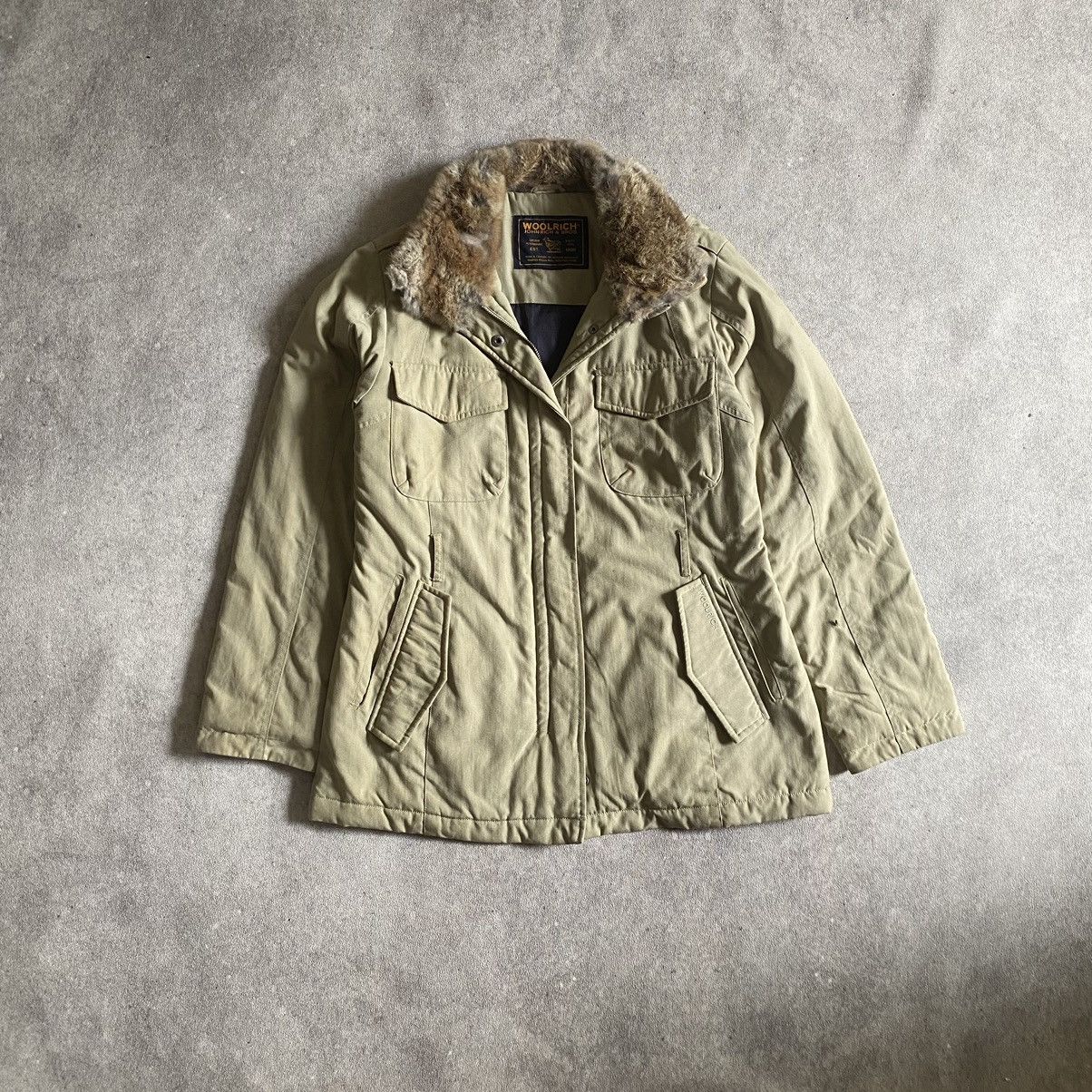 Woolrich Woolen Mills 2000s Woolrich Quilted Fur Collar Size US L / EU 52-54 / 3 - 1 Thumbnail