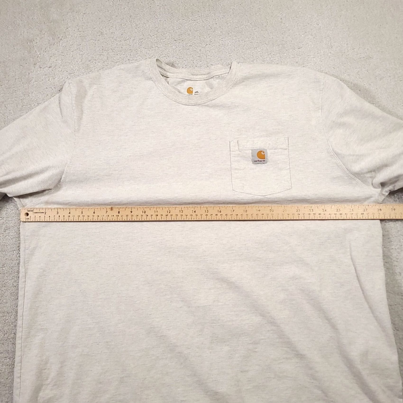 Carhartt VINTAGE Carhartt Long Sleeve Workwear Pocket T Shirt Mens 3XL Gray Grunge Size US XXL / EU 58 / 5 - 3 Thumbnail