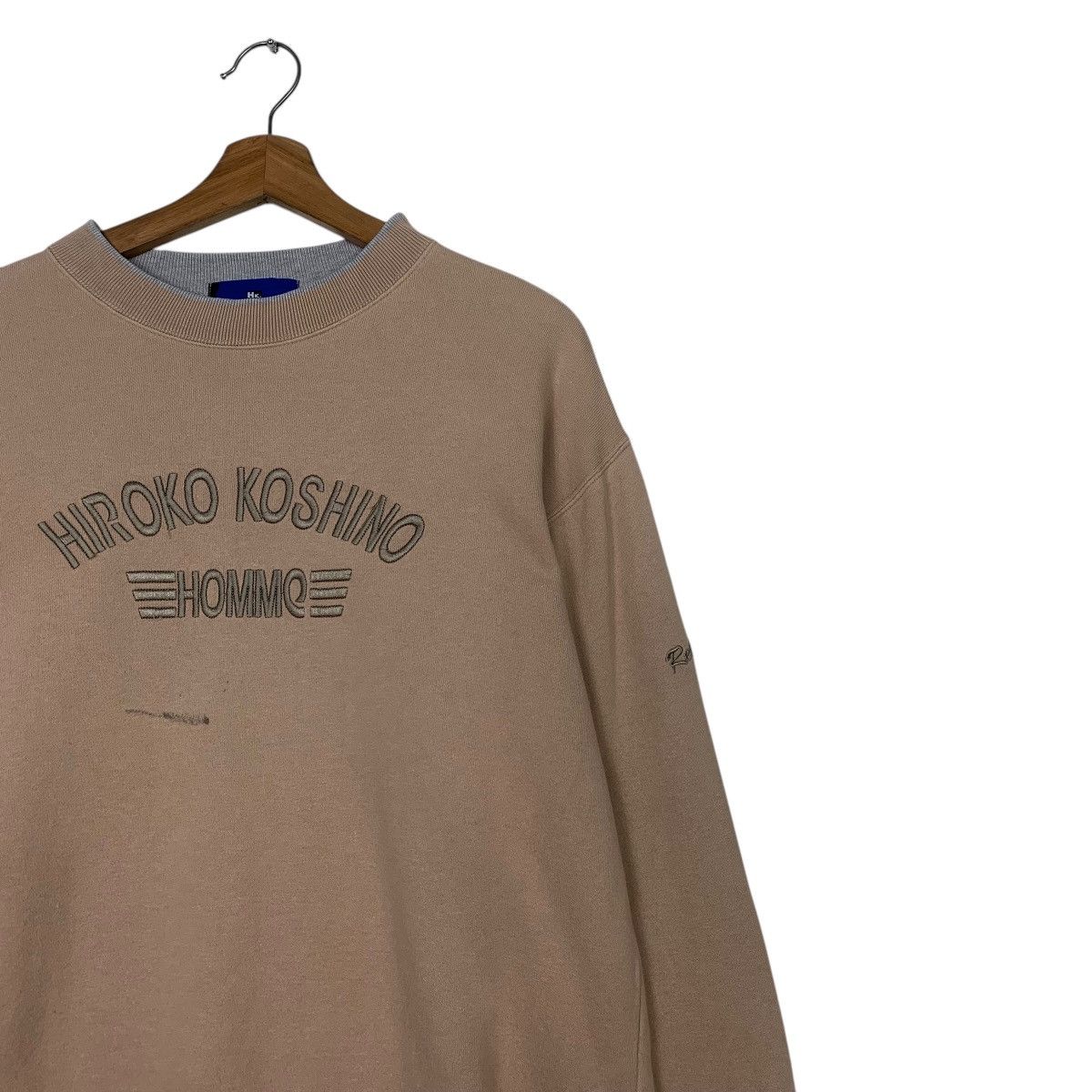 Hiroko Koshino Homme Hiroko Koshino Homme Spellout Crewneck Sweatshirt Size US M / EU 48-50 / 2 - 5 Thumbnail