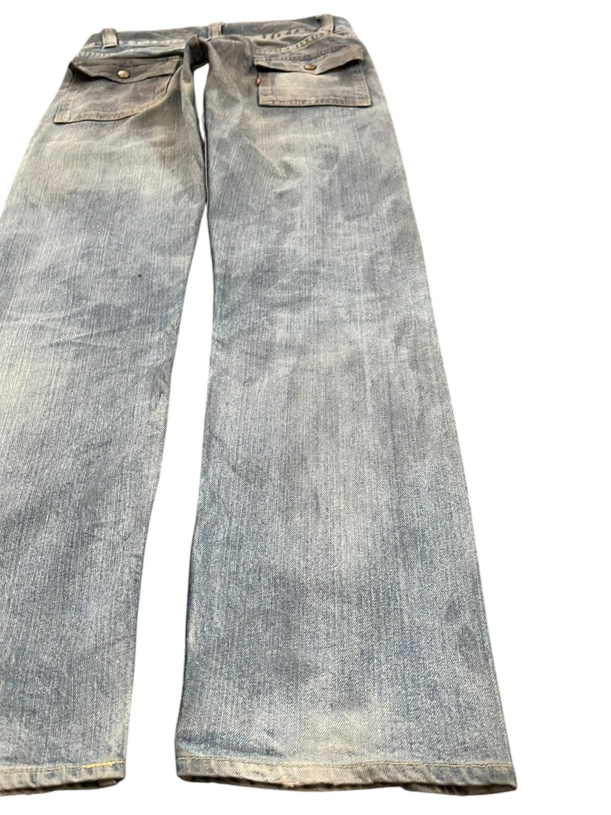 If Six Was Nine × Le Grande Bleu (L.G.B.) × Yasuyuki Ishii Vintage Go-West Military /Workers Bush Pants Denim Size US 33 - 12 Thumbnail