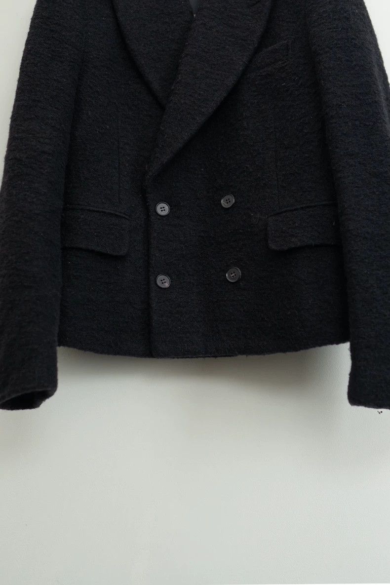 Comme des Garcons Comme des Garcons Felt wool double-breasted suit jacket Size XS / US 0-2 / IT 36-38 - 4 Thumbnail