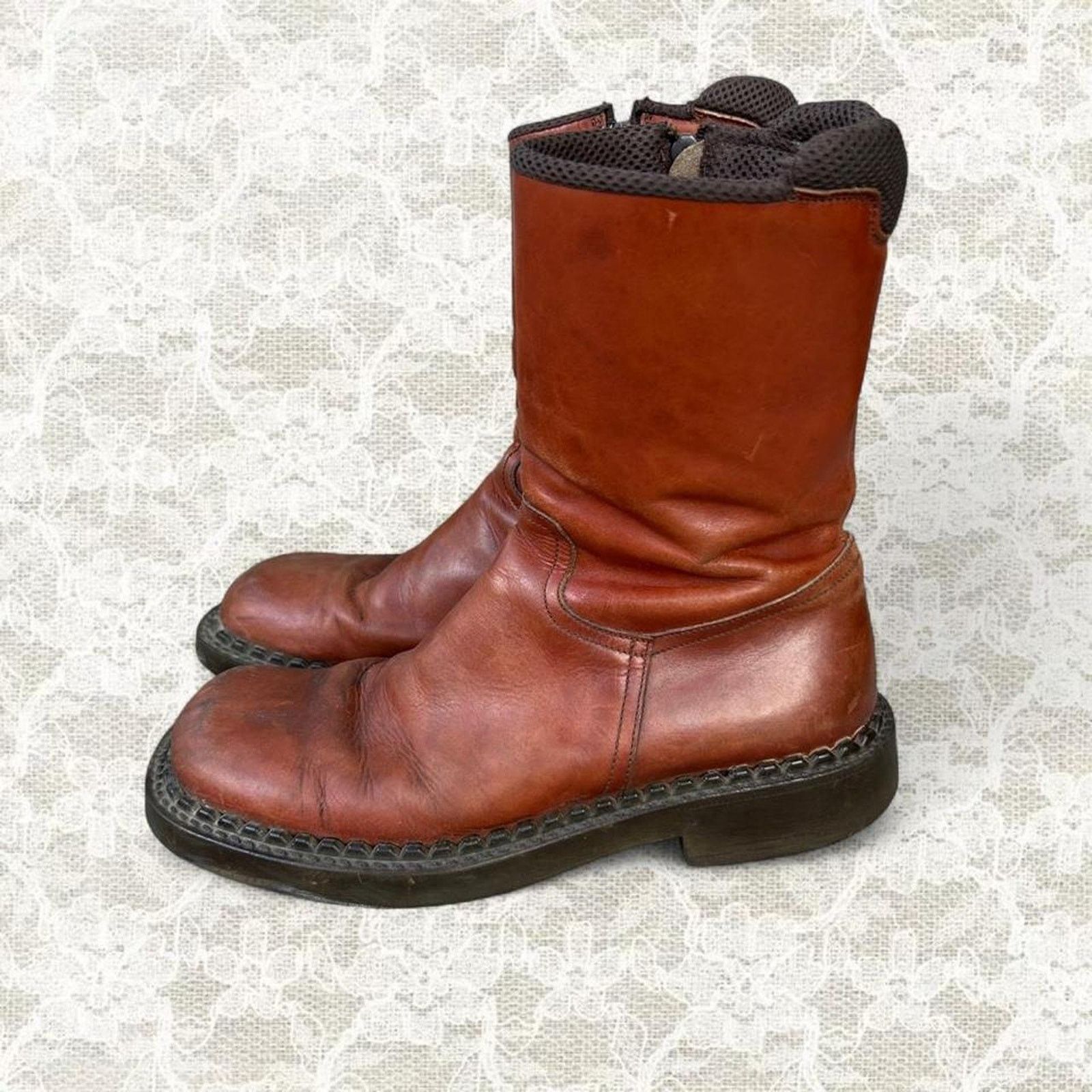 Kenneth Cole Kenneth Cole leather rust color calf height boots Size US 7 / EU 40 - 3 Thumbnail