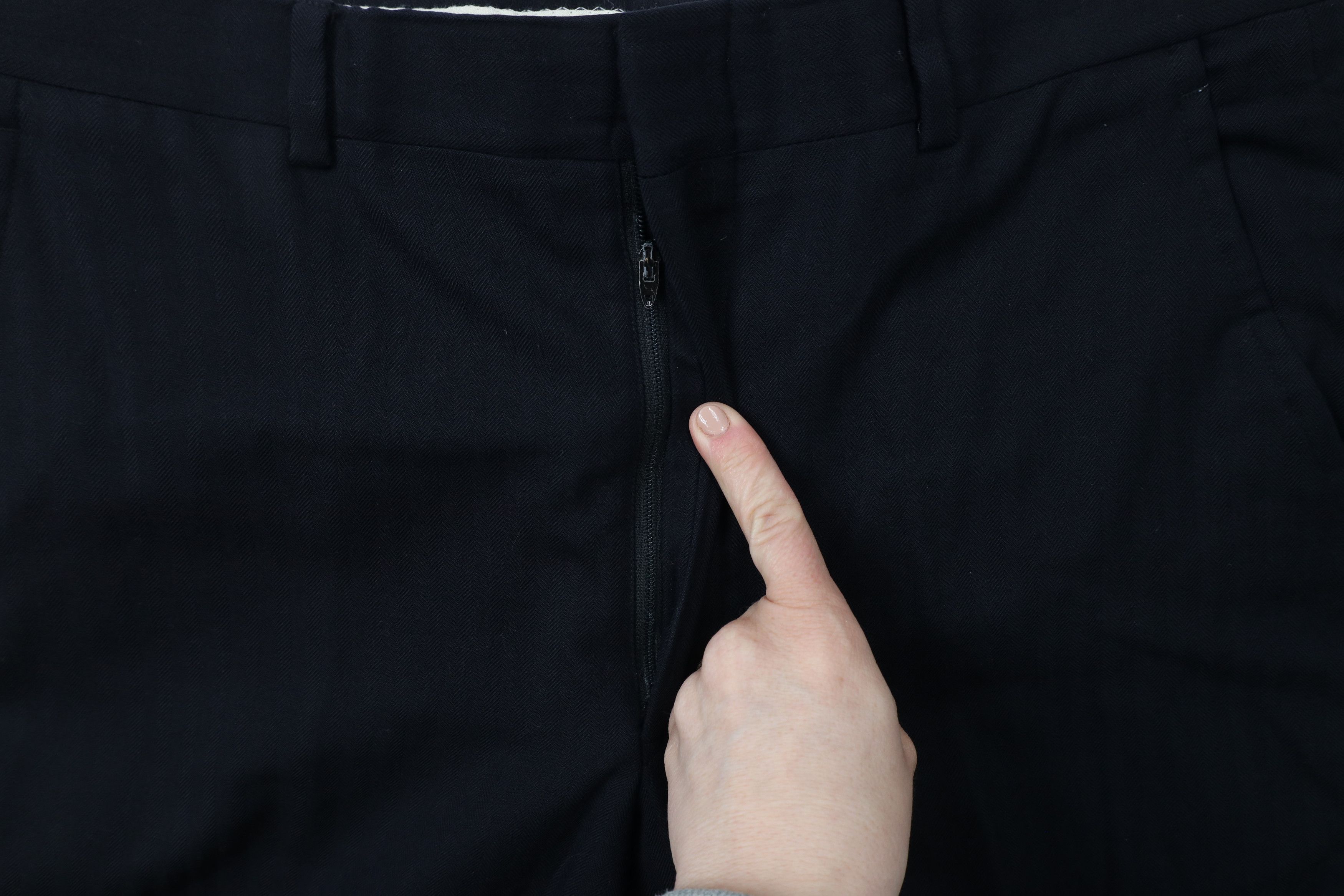 Vintage Vintage 70s Streetwear Herringbone Wide Leg Chino Pants USA Size US 32 / EU 48 - 7 Thumbnail