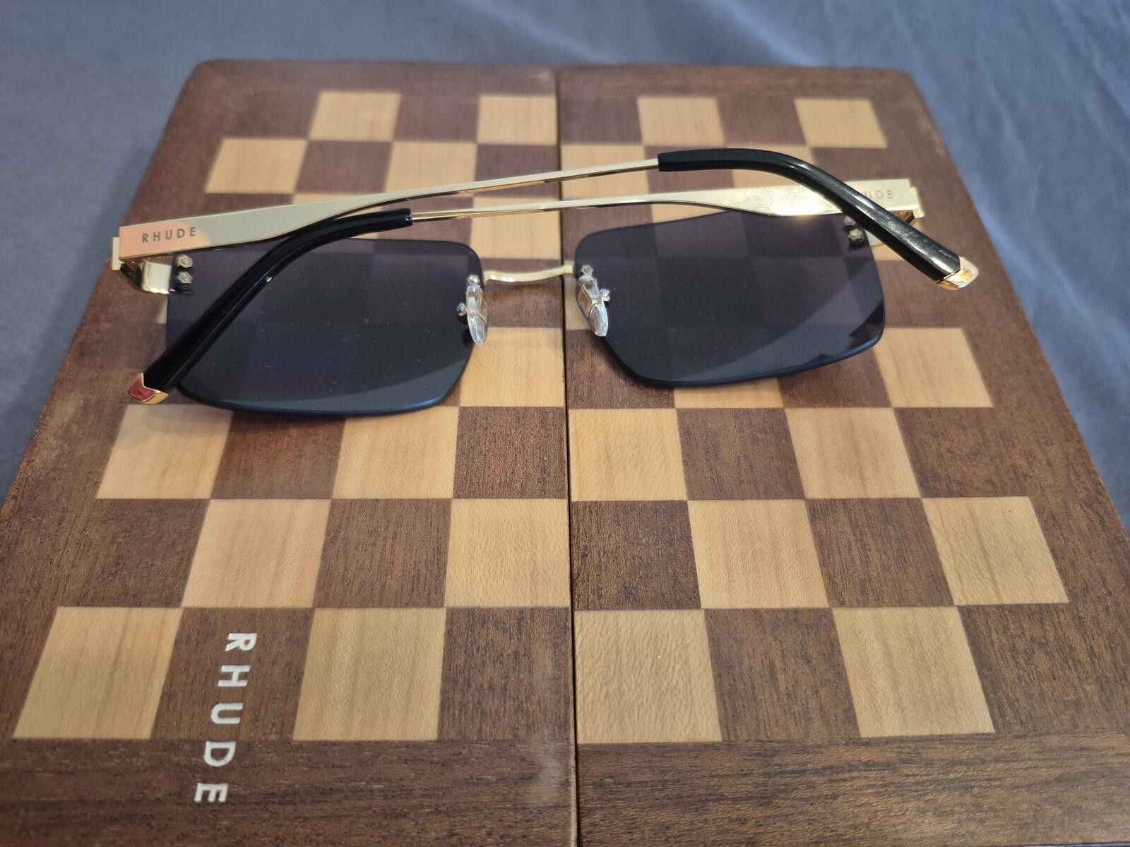 Rhude Rhude Rimless New Money Sunglasses Size ONE SIZE - 3 Thumbnail