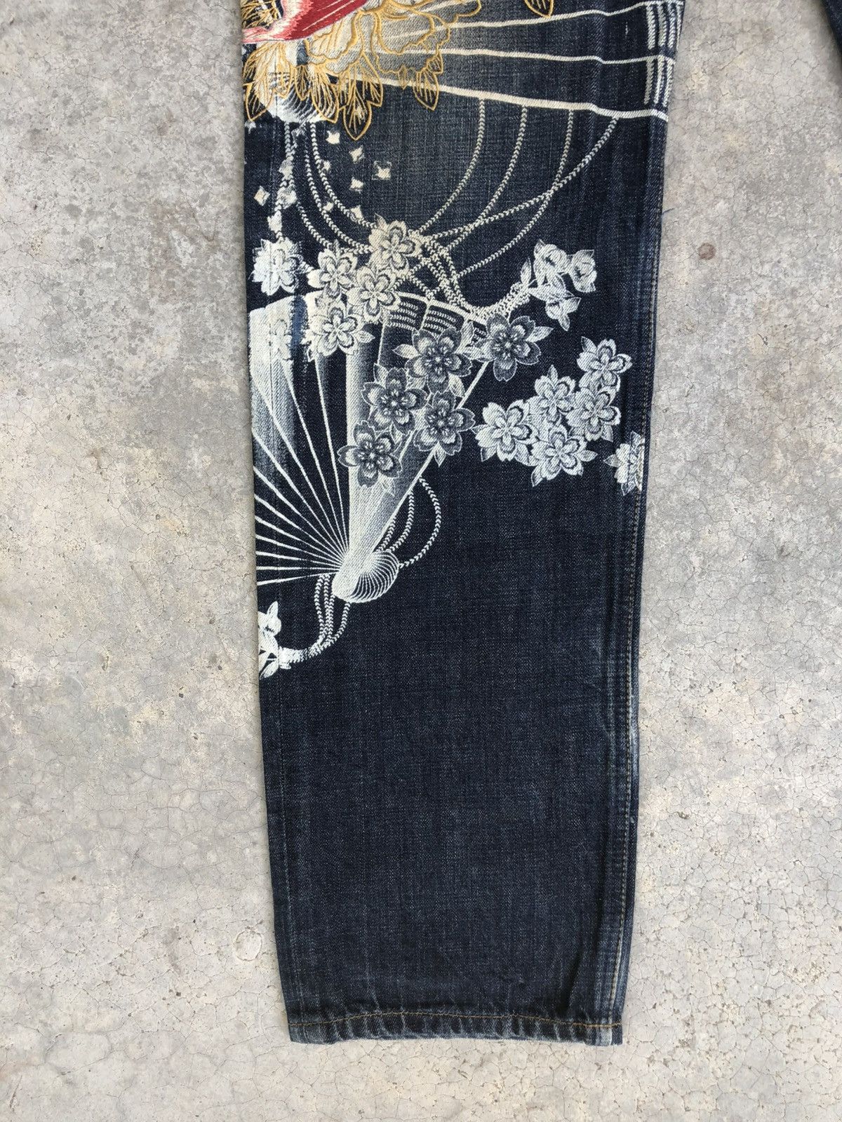 Karakuri Tamashii Karakuri Tamashii Embroidered Multipocket Distressed Size US 33 - 6 Thumbnail